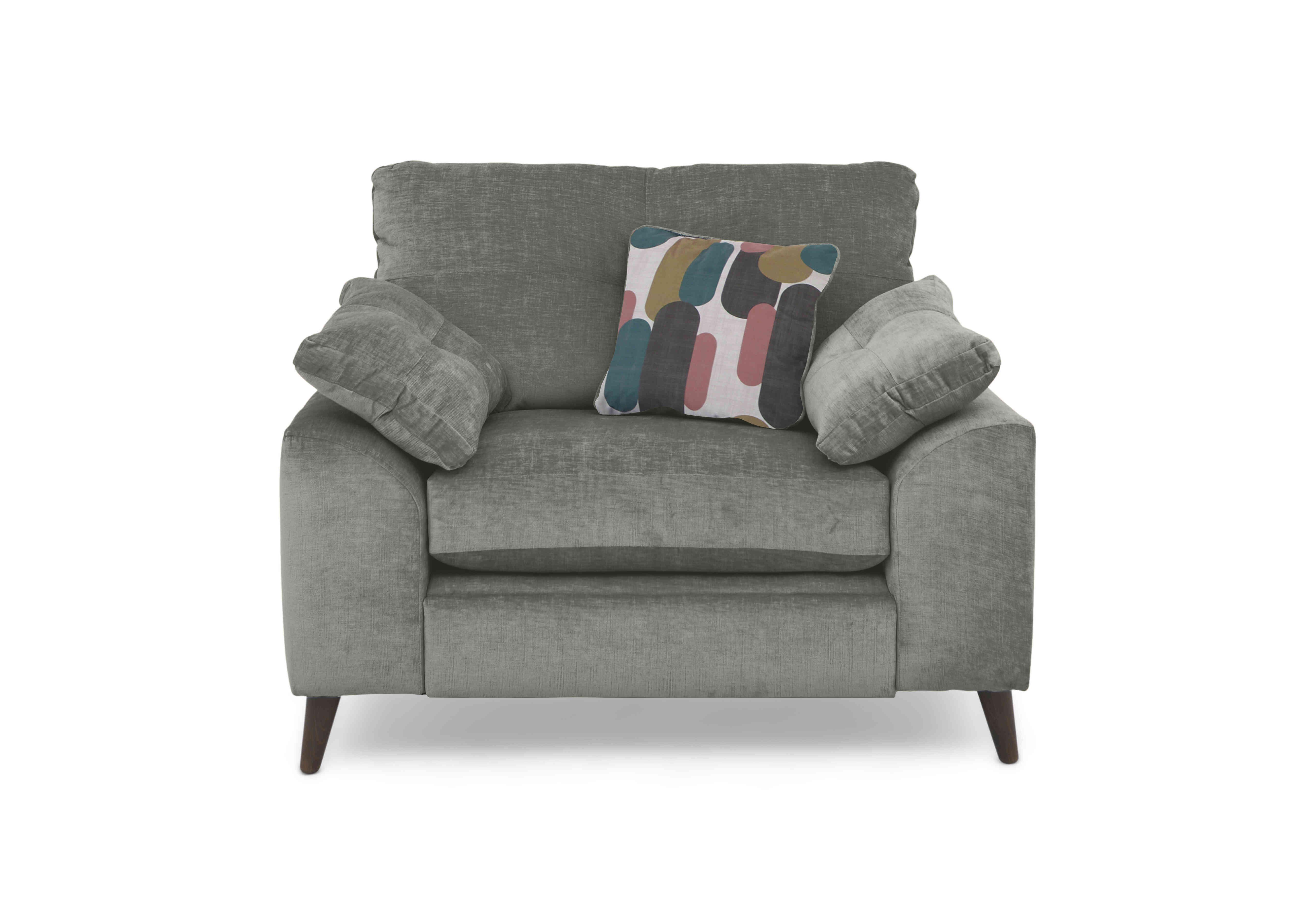 Malibu Snuggler Chair in Dion Sage Dw Ft on Furniture Village