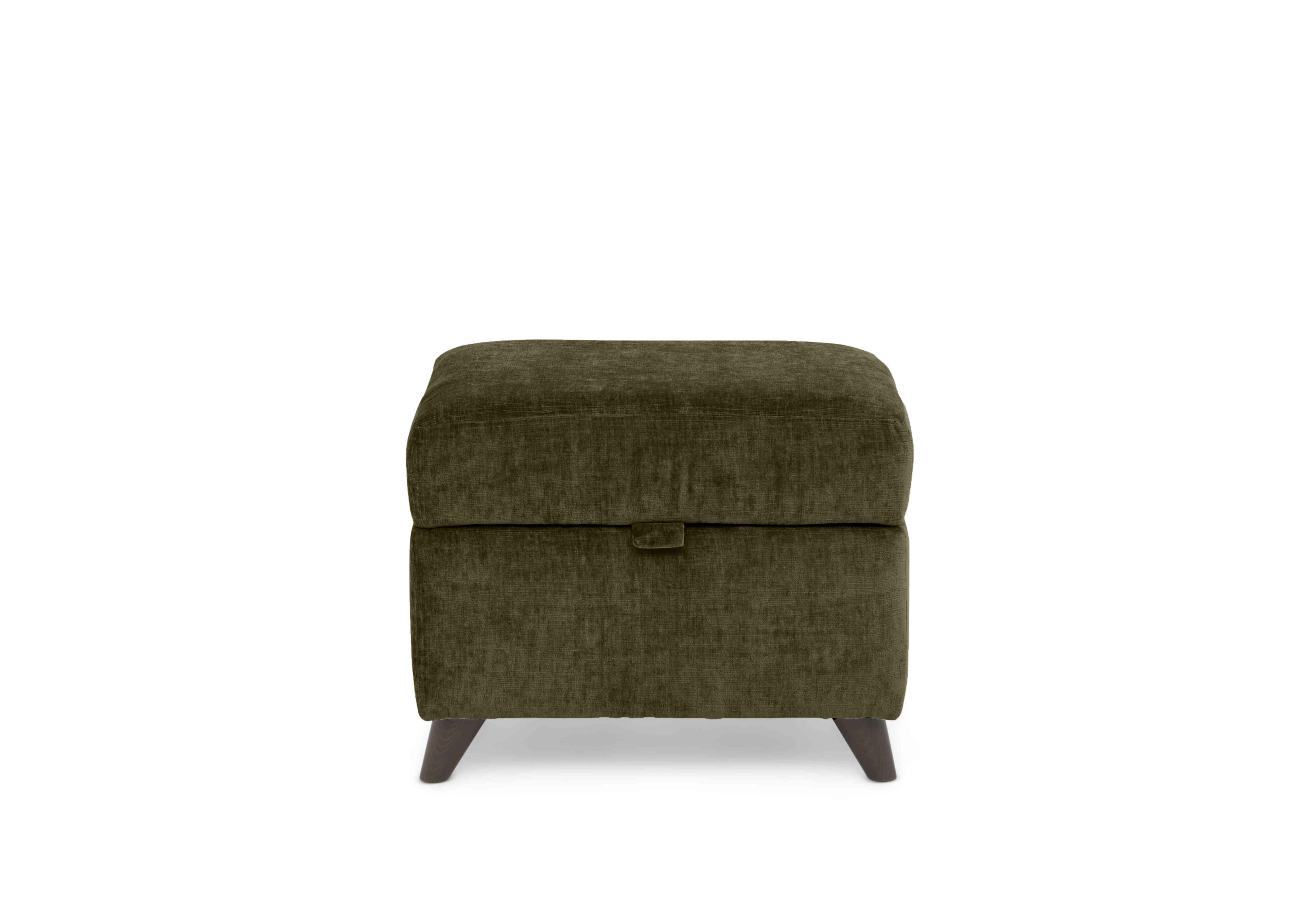 Malibu Small Storage Footstool in Dion Olive Dw Ft on Furniture Village