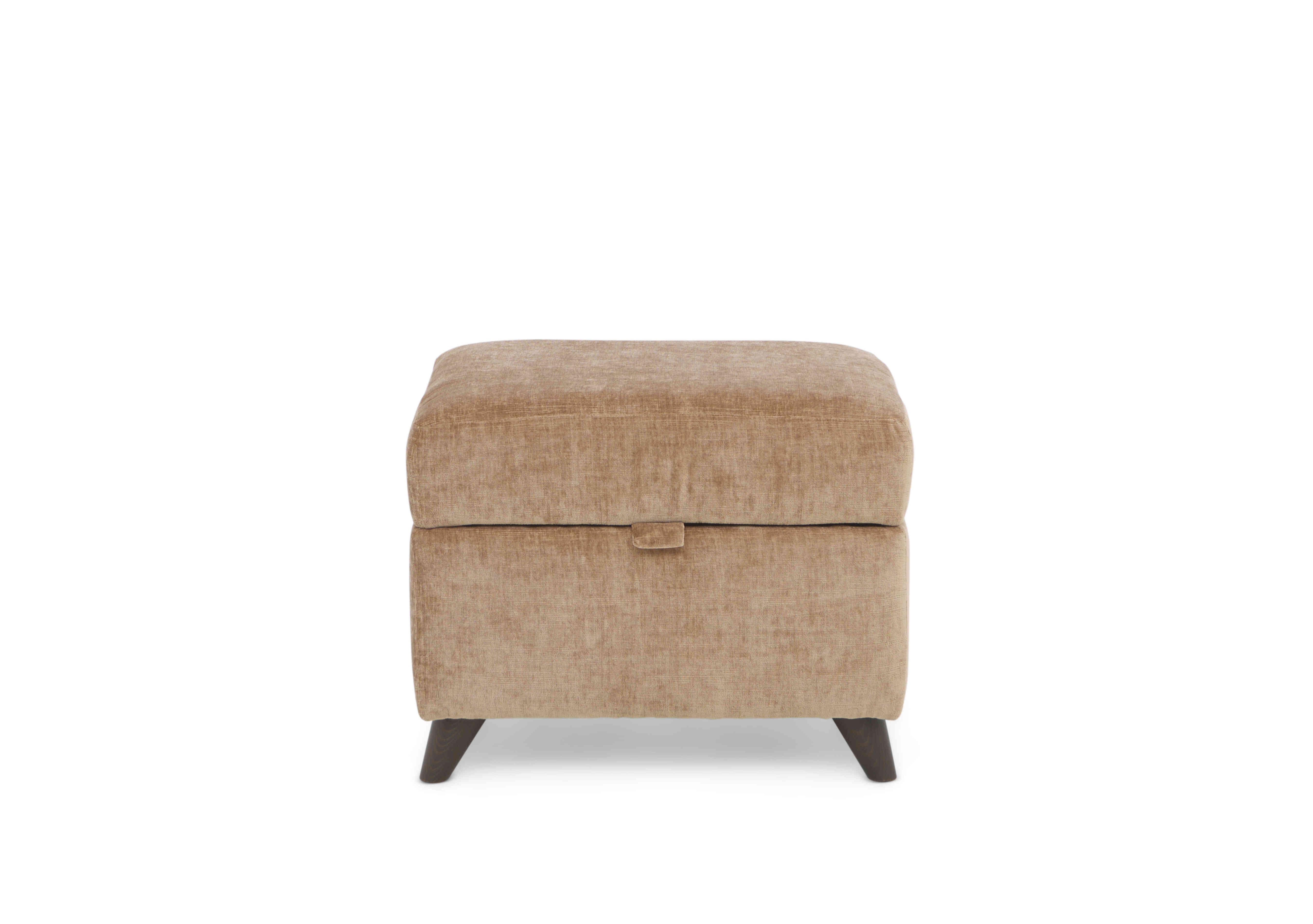 Malibu Small Storage Footstool in Dion Peachy Dw Ft on Furniture Village