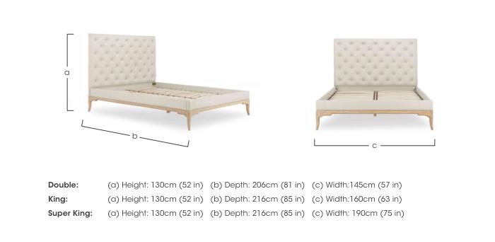 Toulon Bed Frame in  on Furniture Village