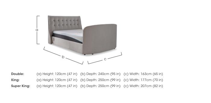Atom TV Bed Frame in  on Furniture Village