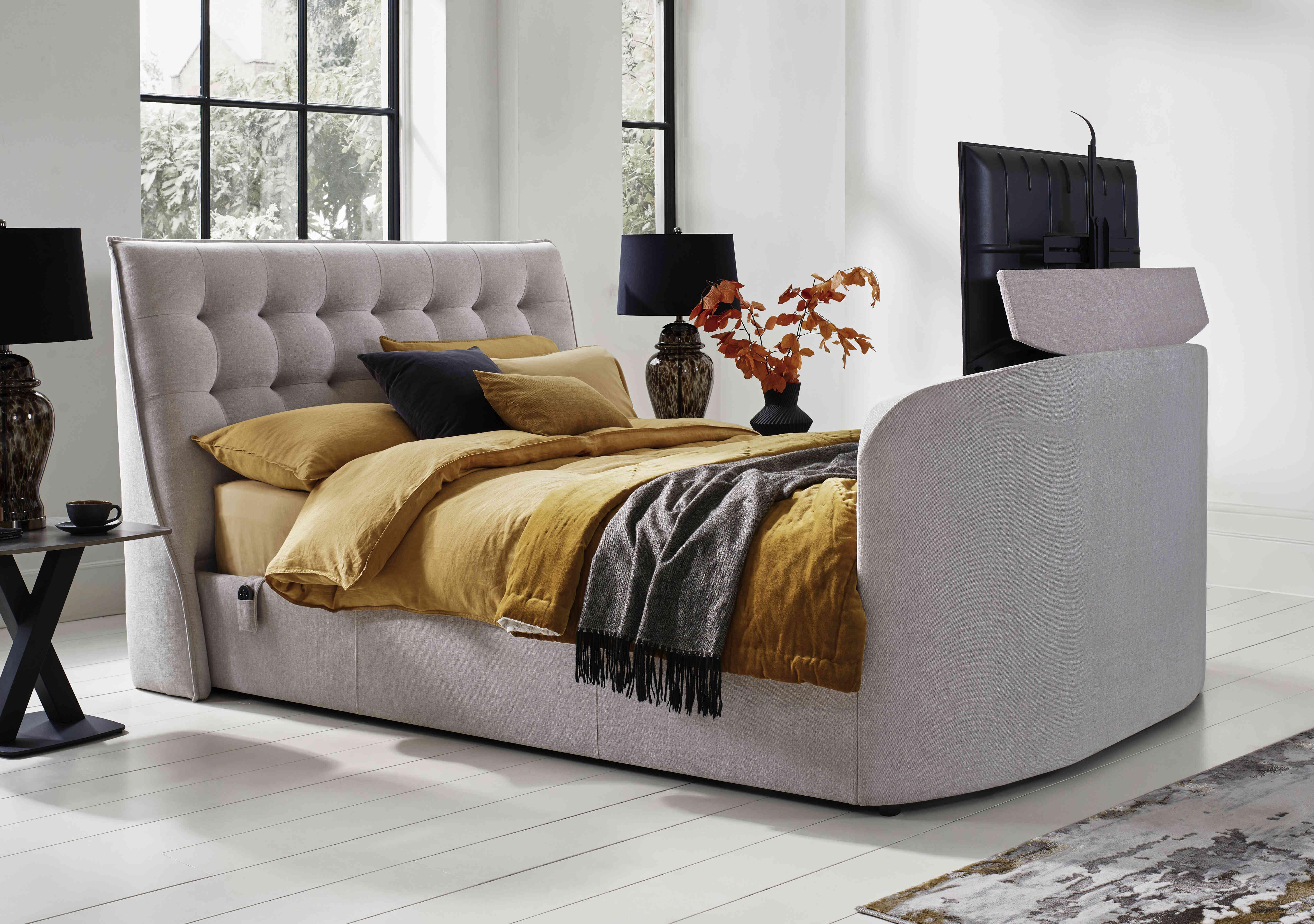 Atom TV Bed Frame in  on Furniture Village