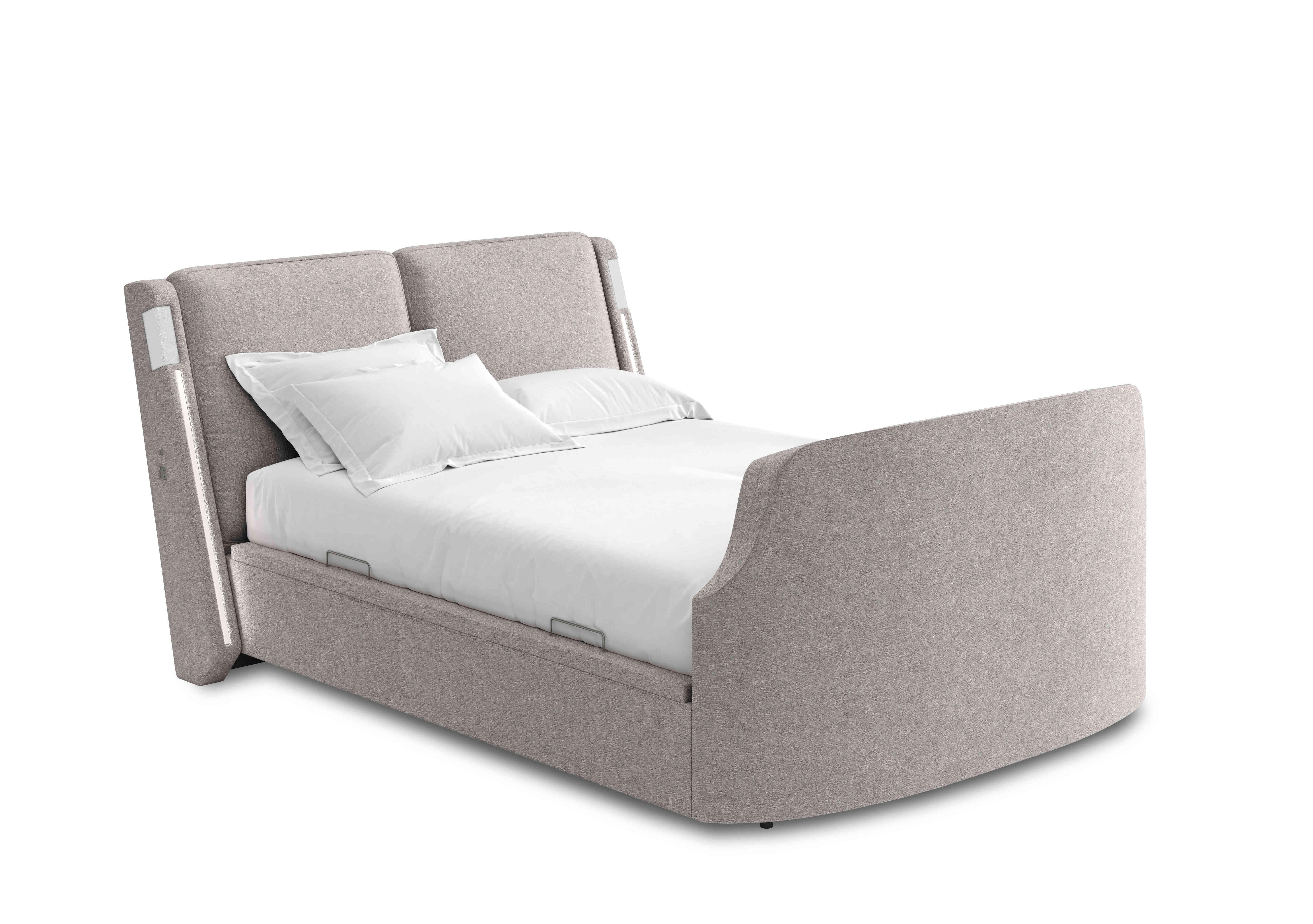 Premiere Side Lift Ottoman TV Bed Frame with Dolby Atmos in  on Furniture Village