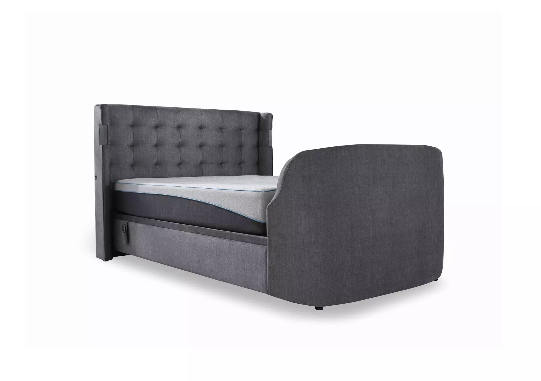 Sonic Smart Electric End Lift Ottoman TV Bed Frame with Dolby Atmos