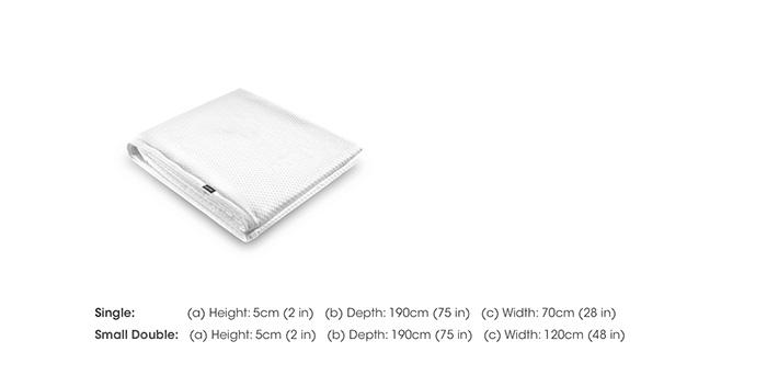 Mattress Protector for Jay-Be Compact Folding Bed in  on Furniture Village