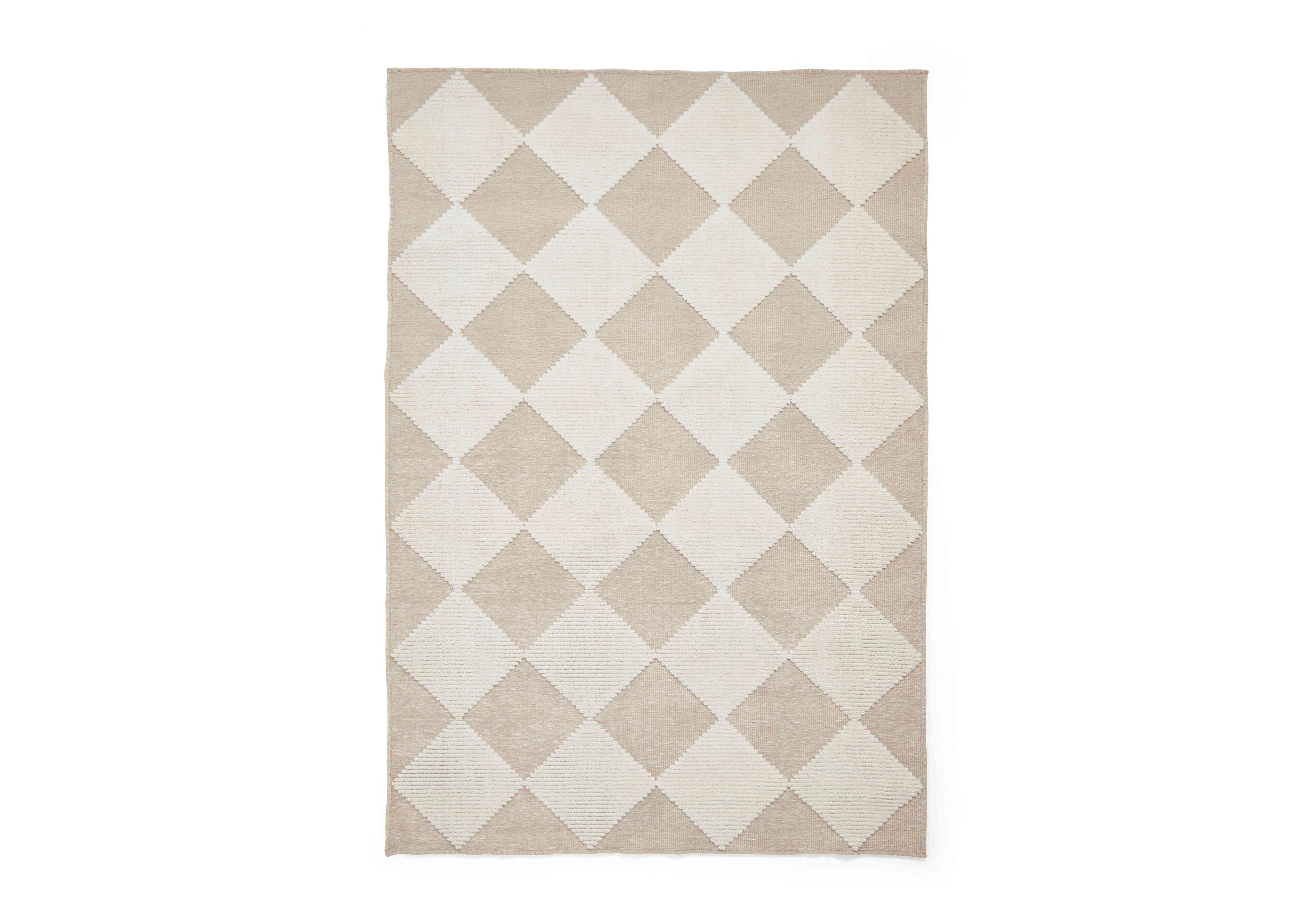 Ingo Washable Rug in Beige on Furniture Village