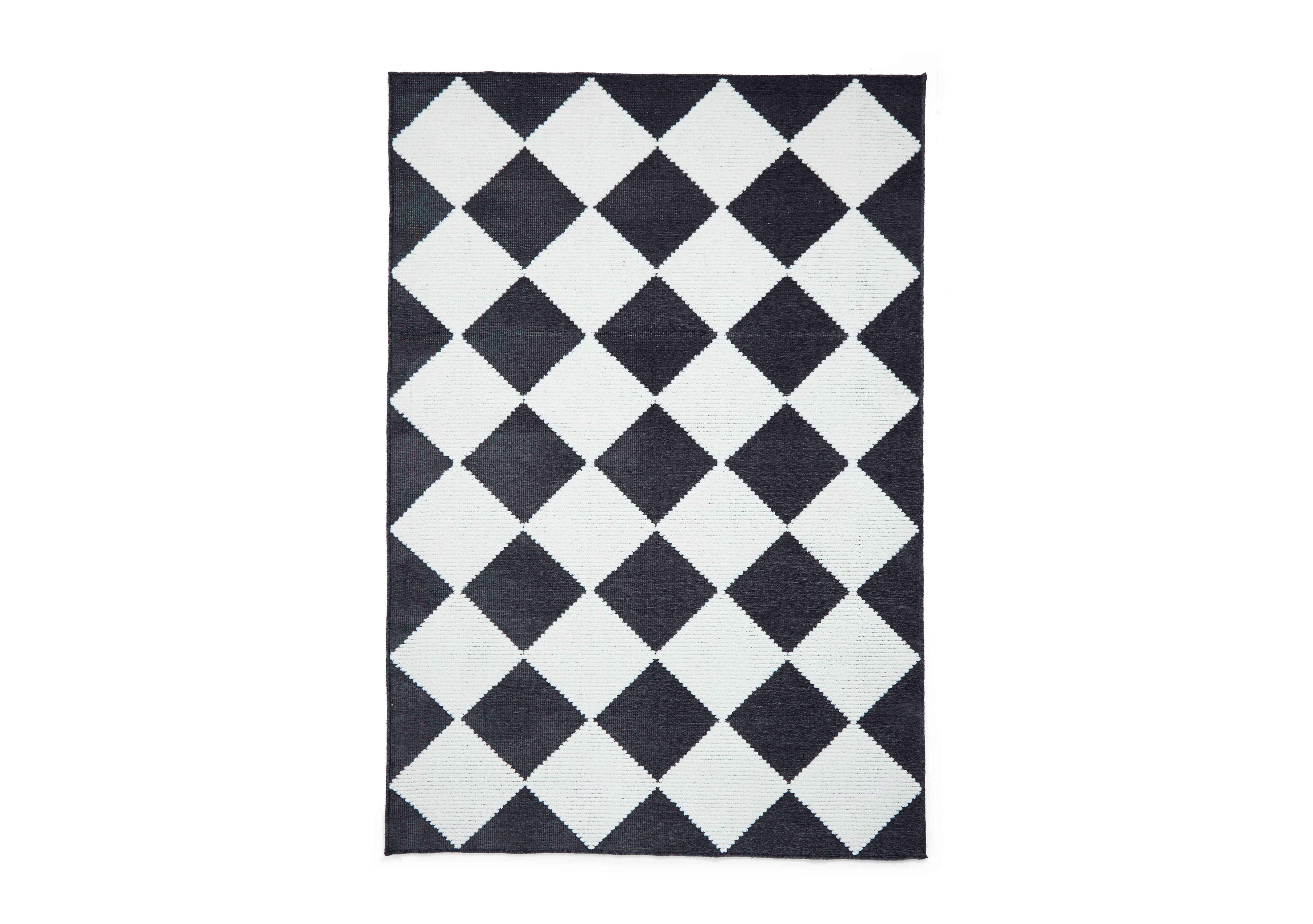 Ingo Washable Rug in Charcoal on Furniture Village