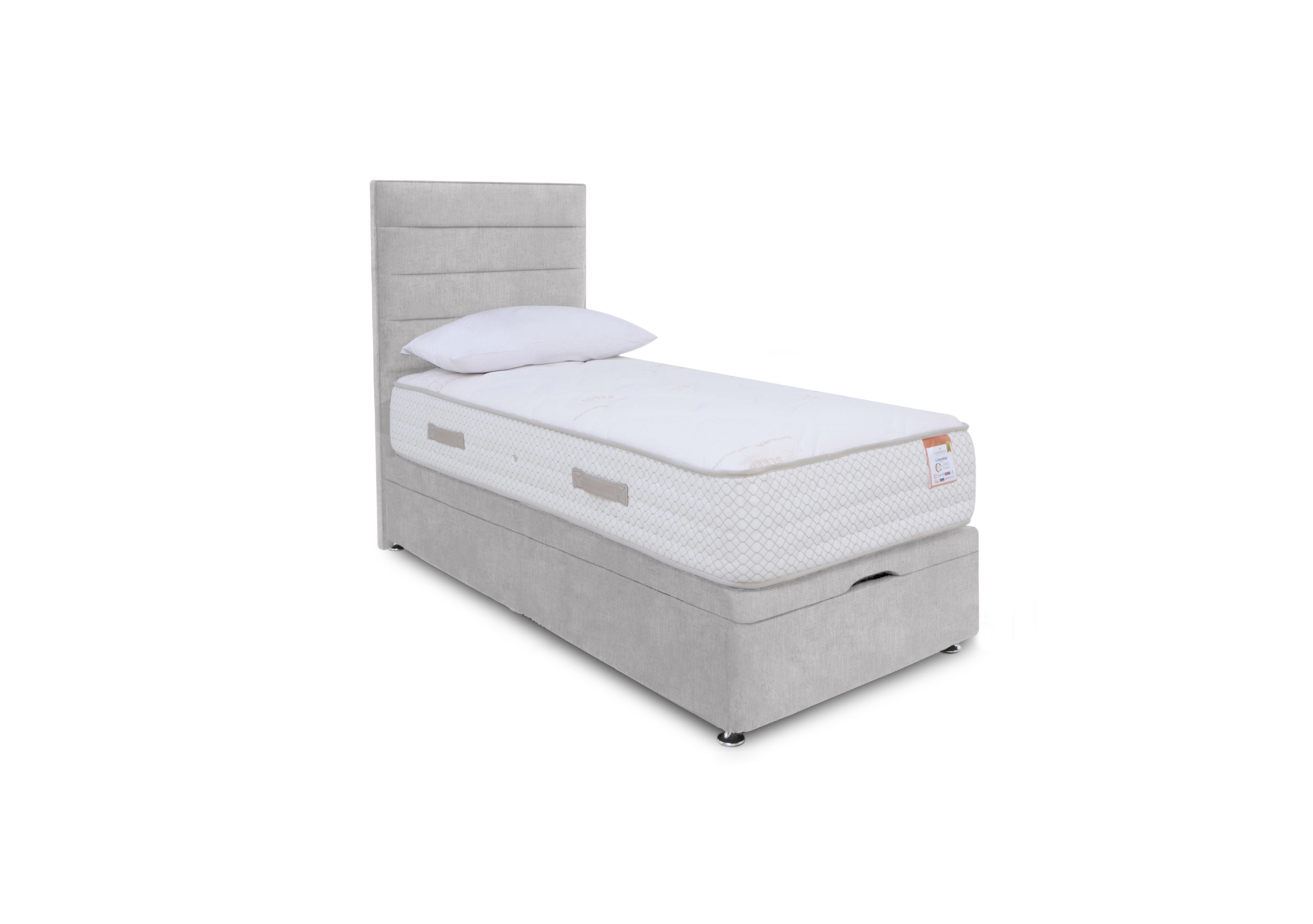 Copper 2000 Manual End Ottoman Divan Set in Lace Dolphin on Furniture Village