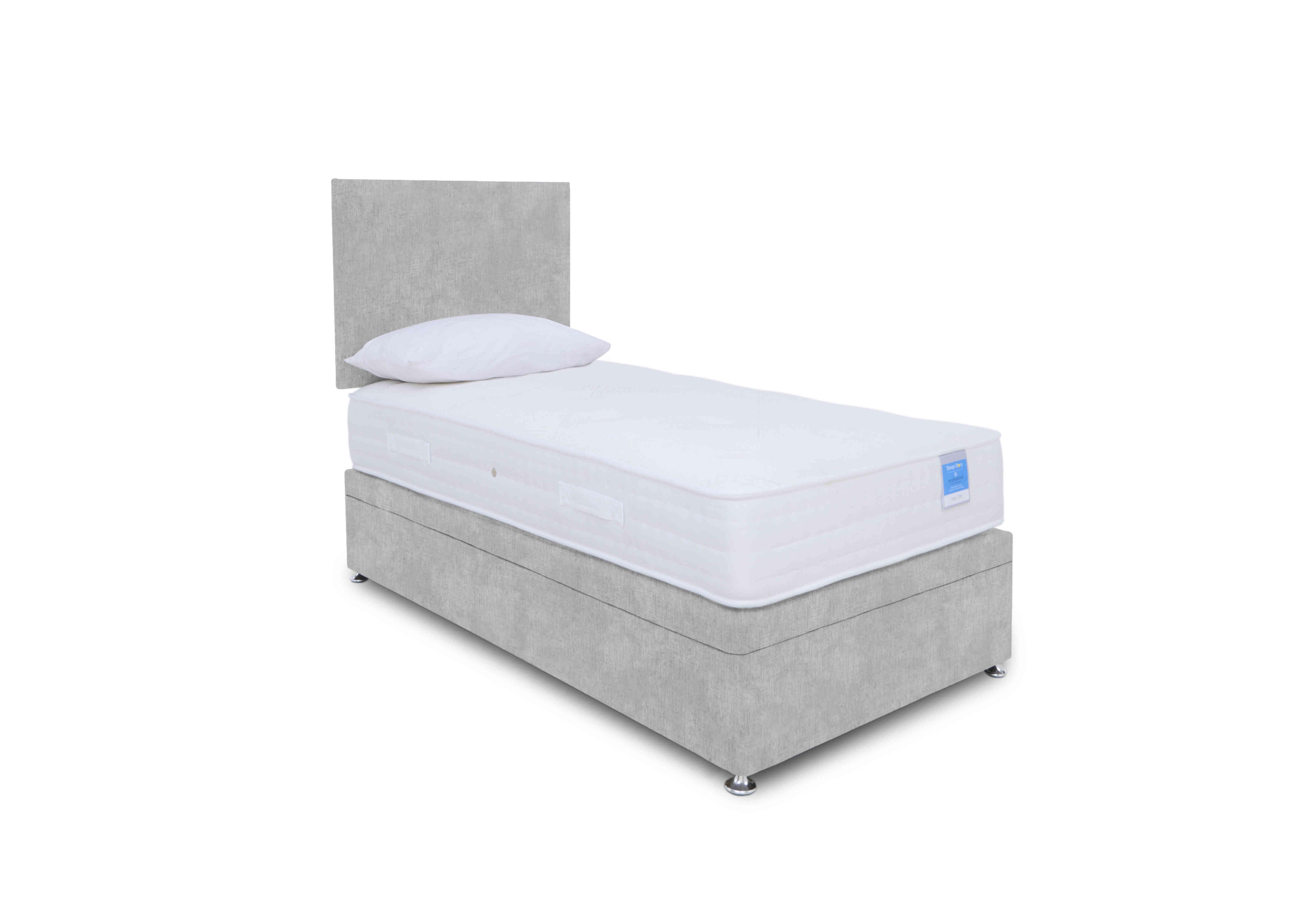 Ergosense Electric End Ottoman Divan Set in Lace Dolphin on Furniture Village