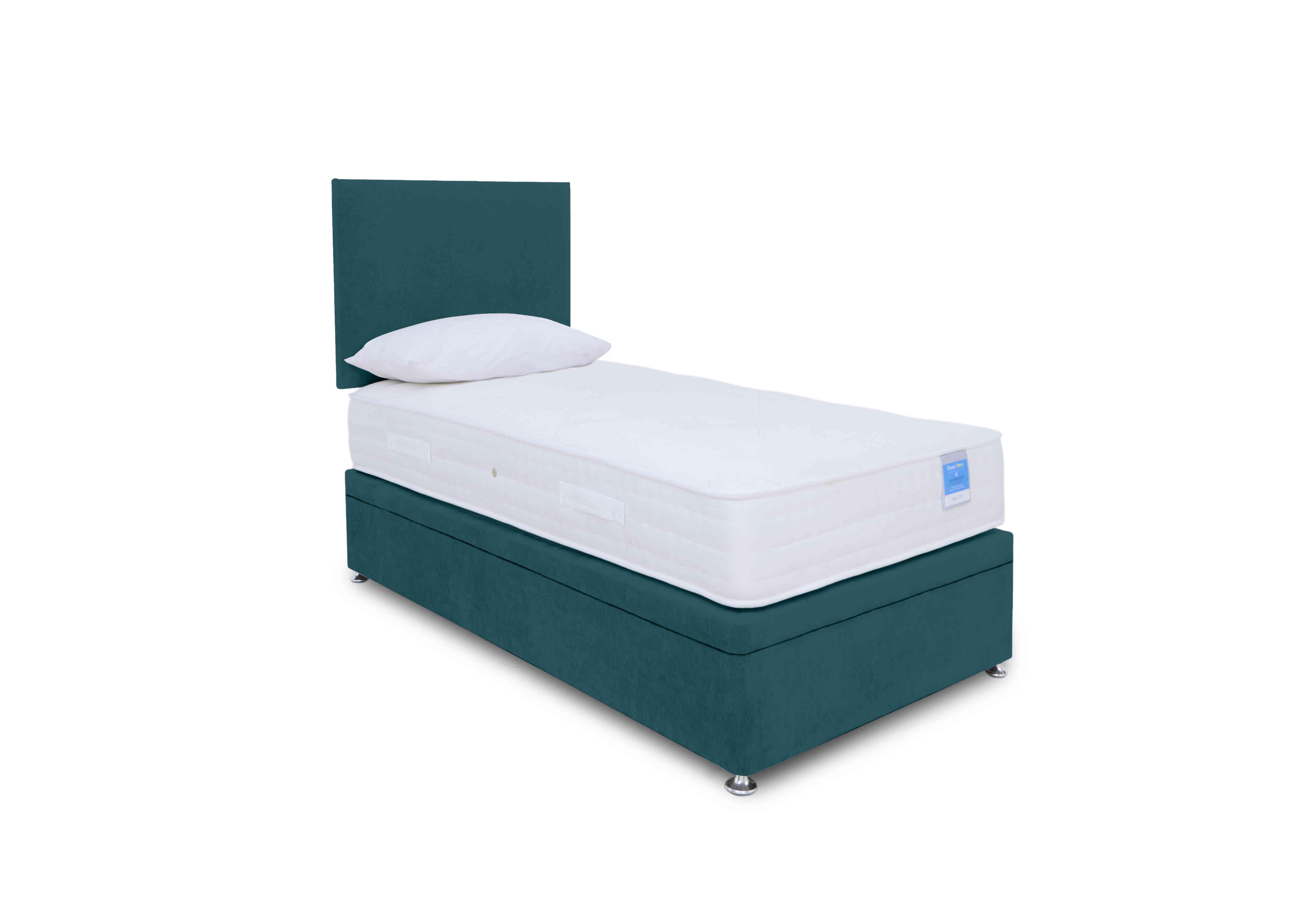 Ergosense Electric End Ottoman Divan Set in Plush Atlantic on Furniture Village