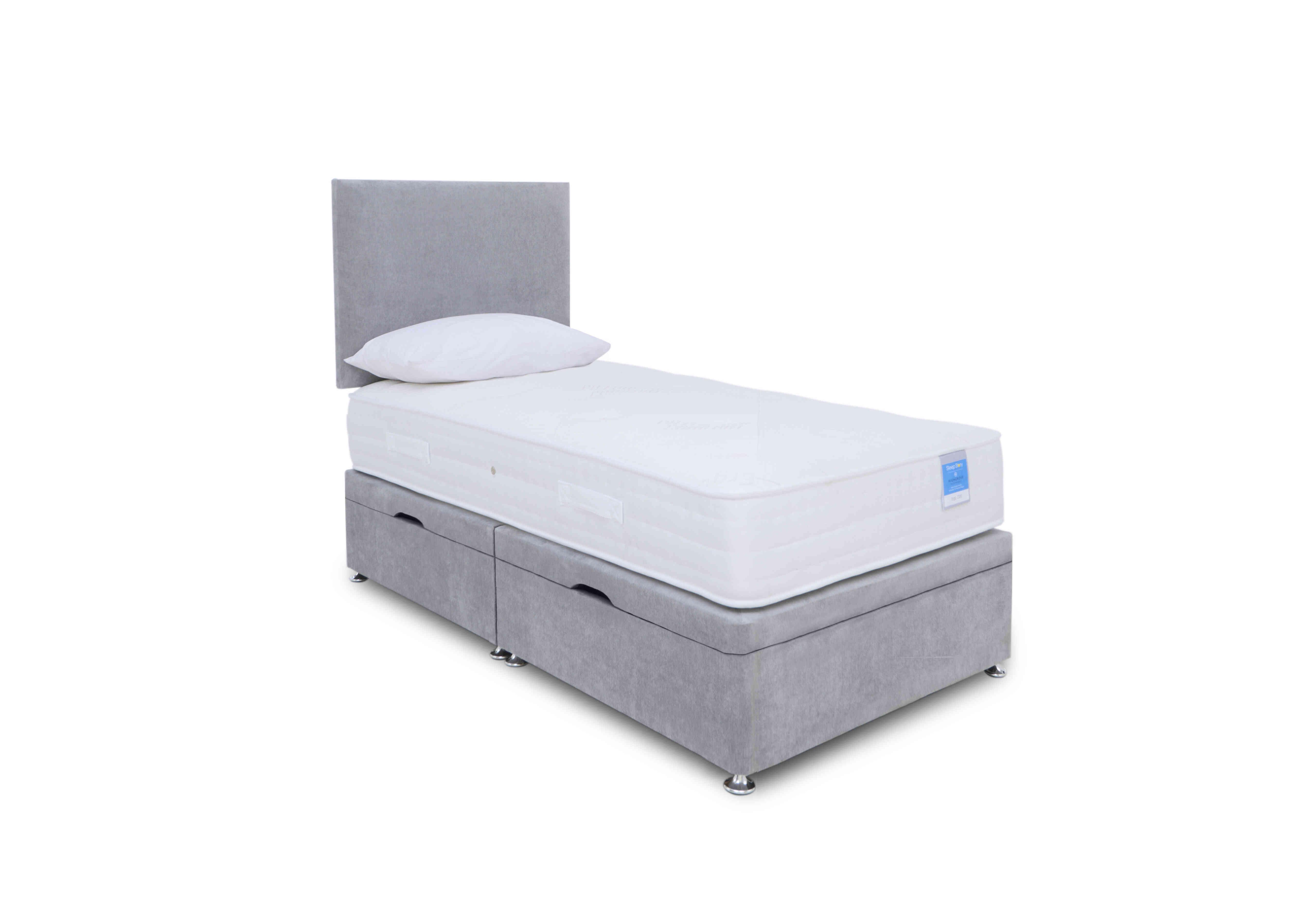 Ergosense Manual Side Ottoman Divan Set in Plain Diamond on Furniture Village