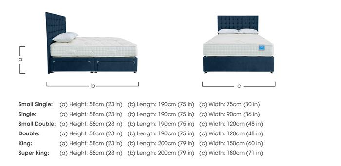 Deluxe Firm Divan Set in  on Furniture Village