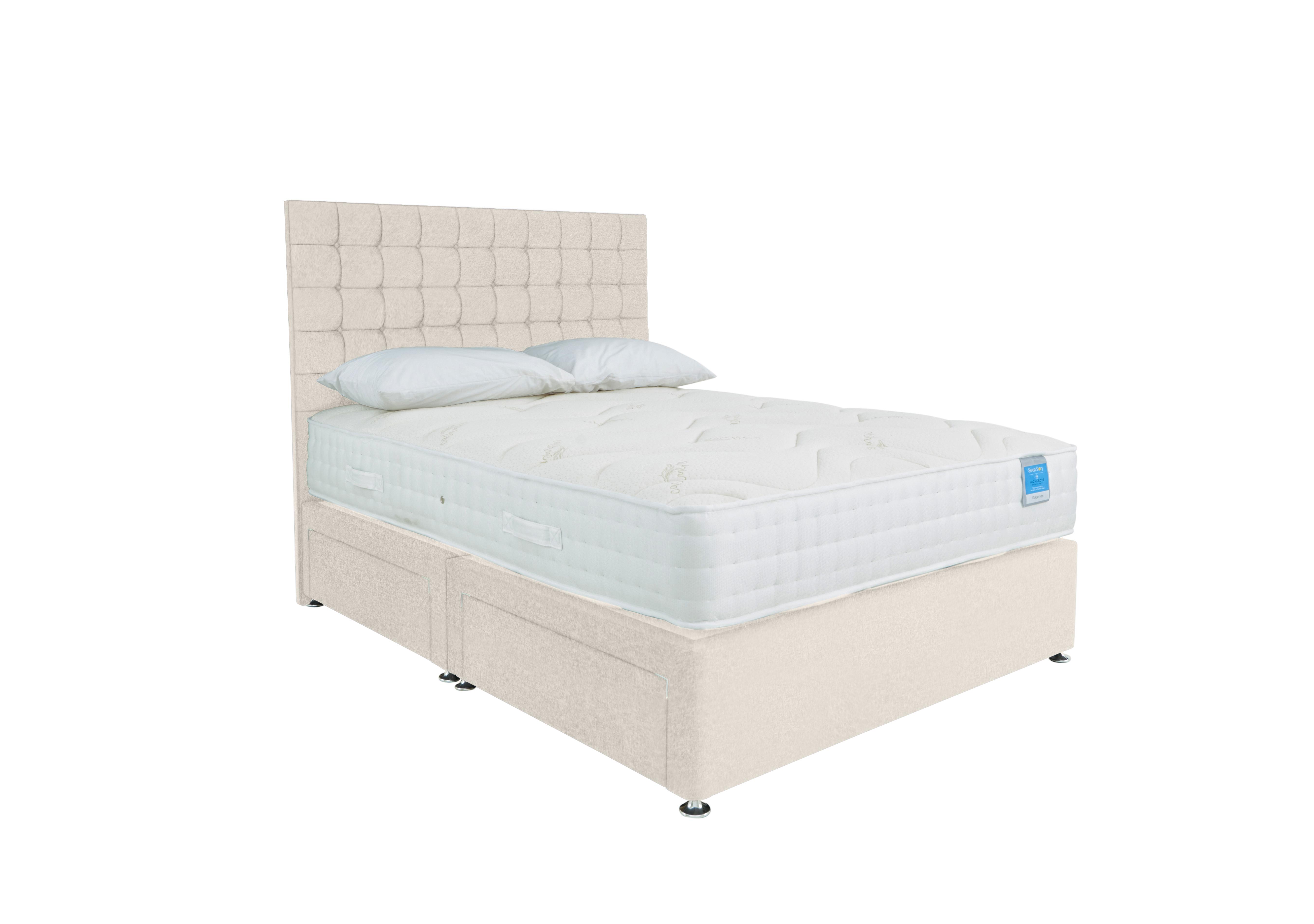 Deluxe Firm Divan Set in Venice Cream on Furniture Village