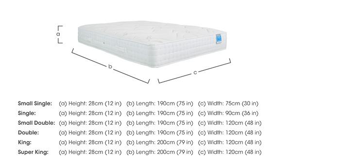 Deluxe Firm Mattress in  on Furniture Village