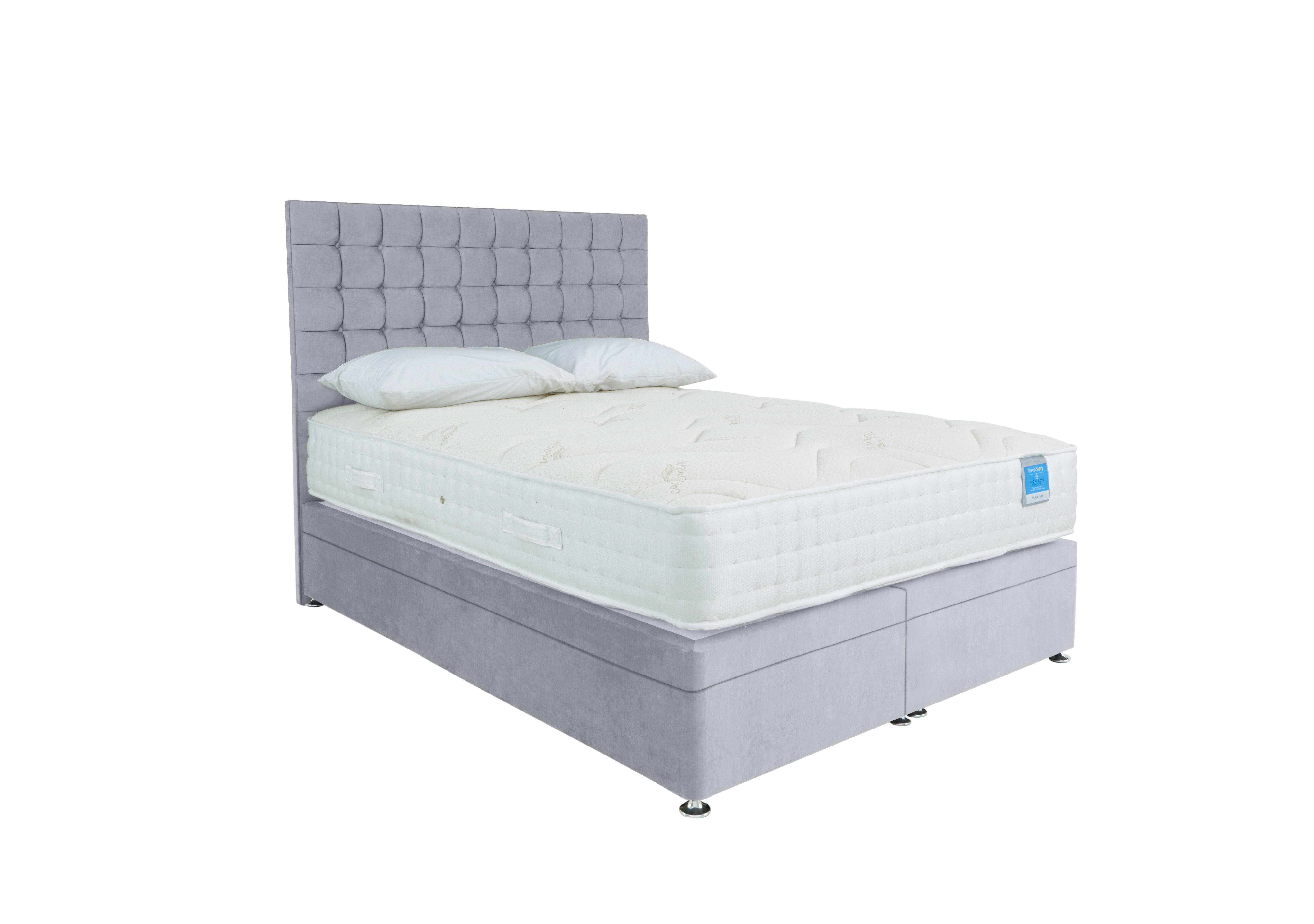 Deluxe Firm Power Ottoman Divan Set in Plain Diamond on Furniture Village