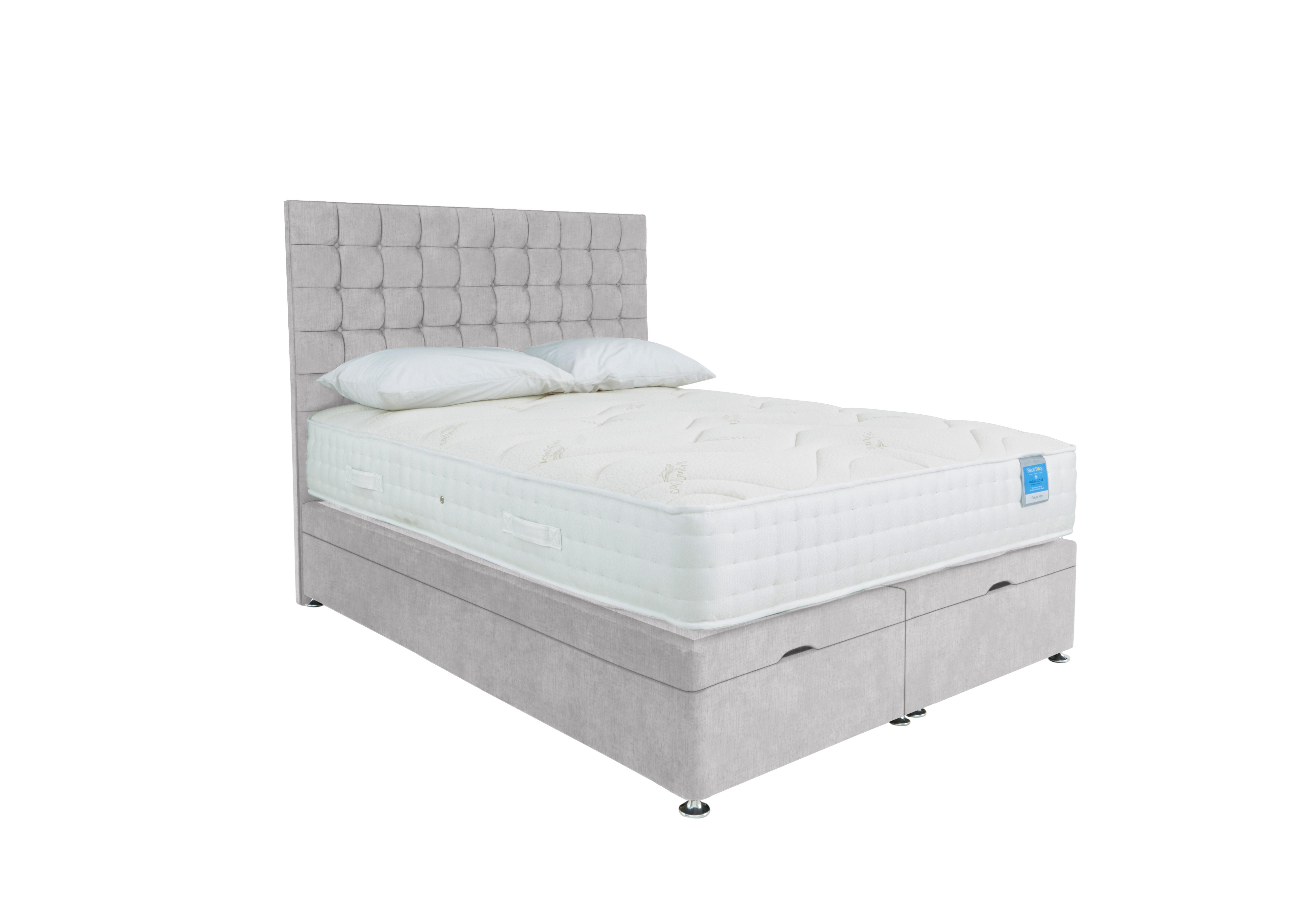 Deluxe Firm End Ottoman Divan Set in Lace Dolphin on Furniture Village