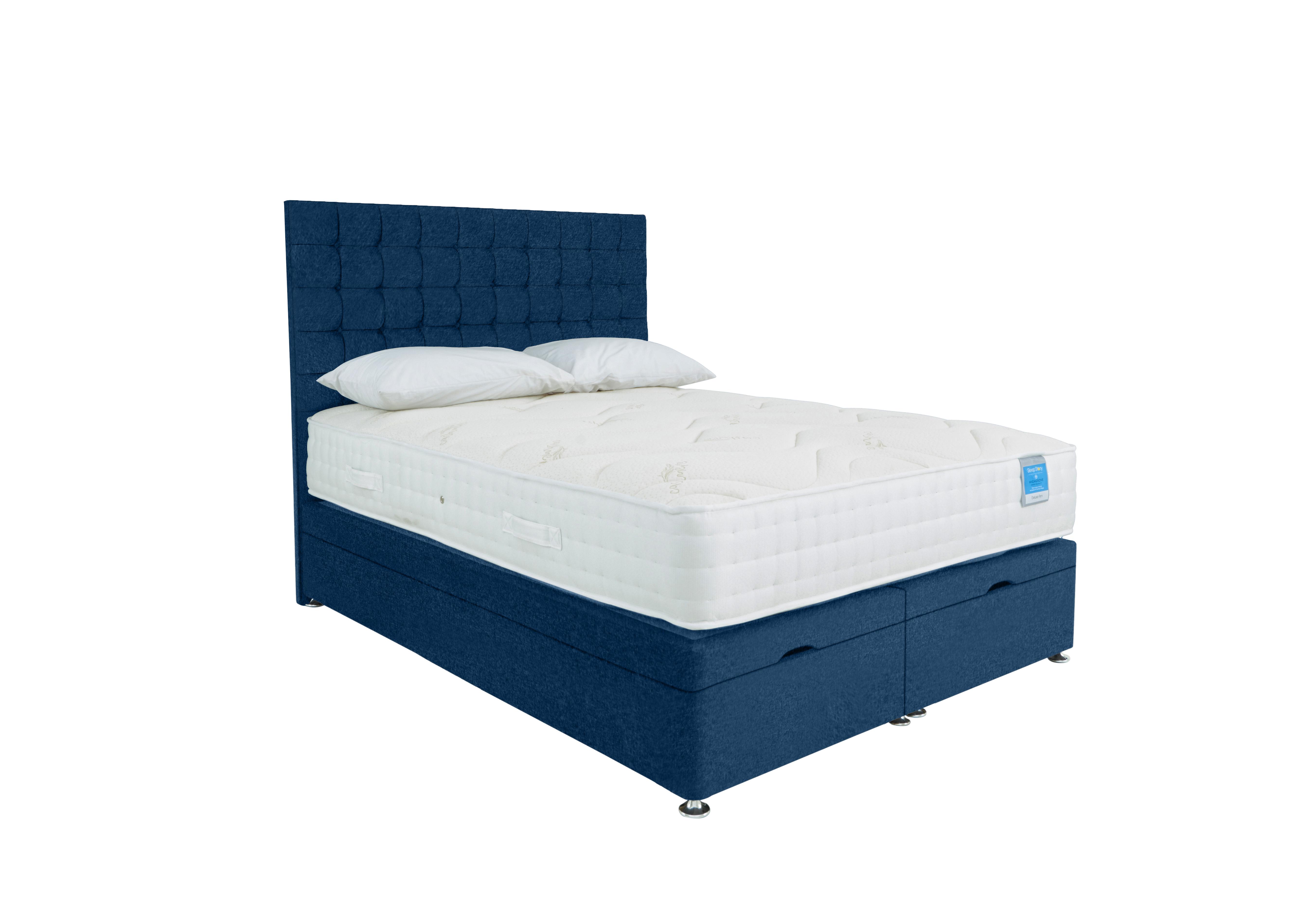 Deluxe Firm End Ottoman Divan Set in Venice Marine on Furniture Village