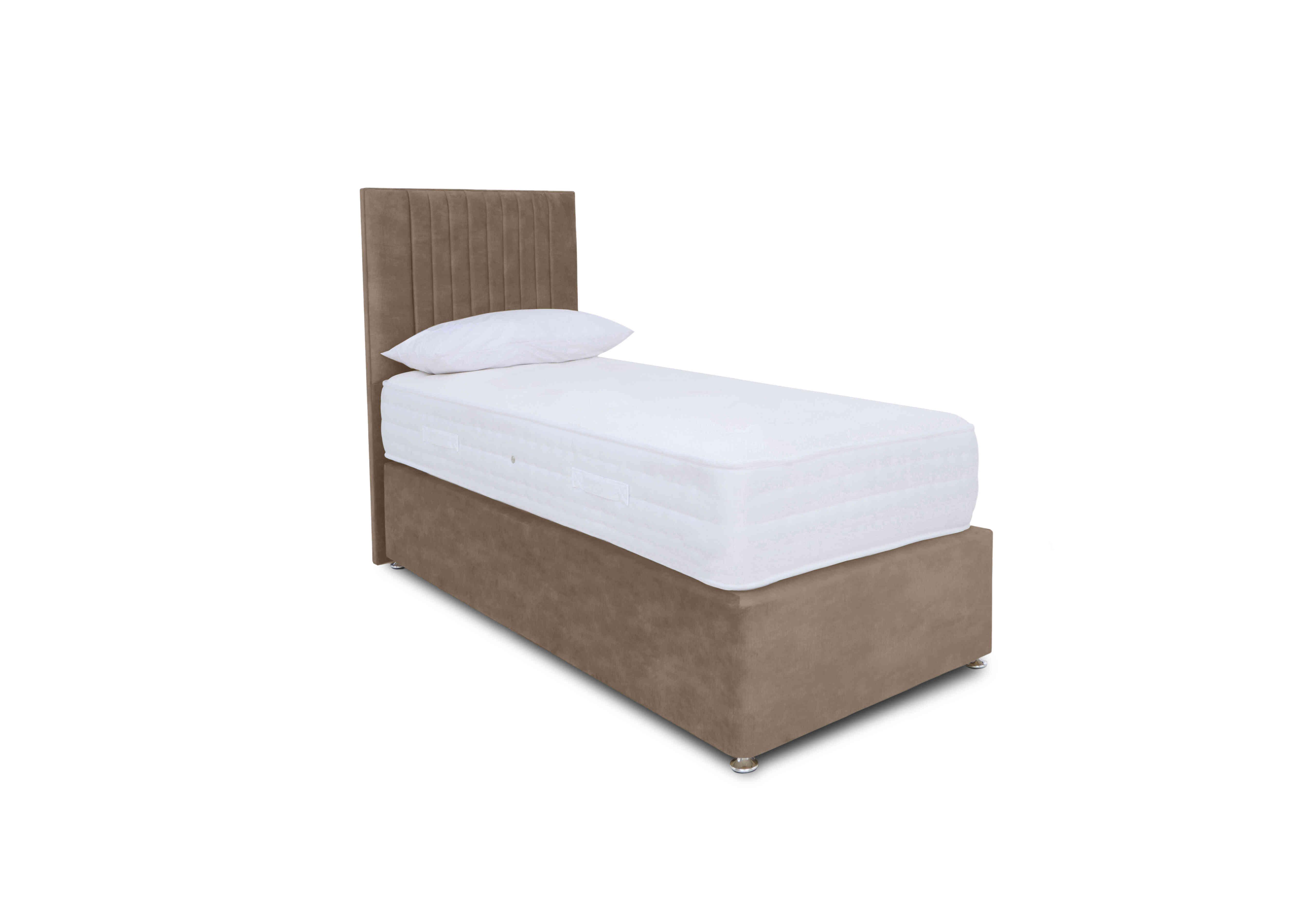 Pocket Luxury Divan Set in Lace Caramel on Furniture Village