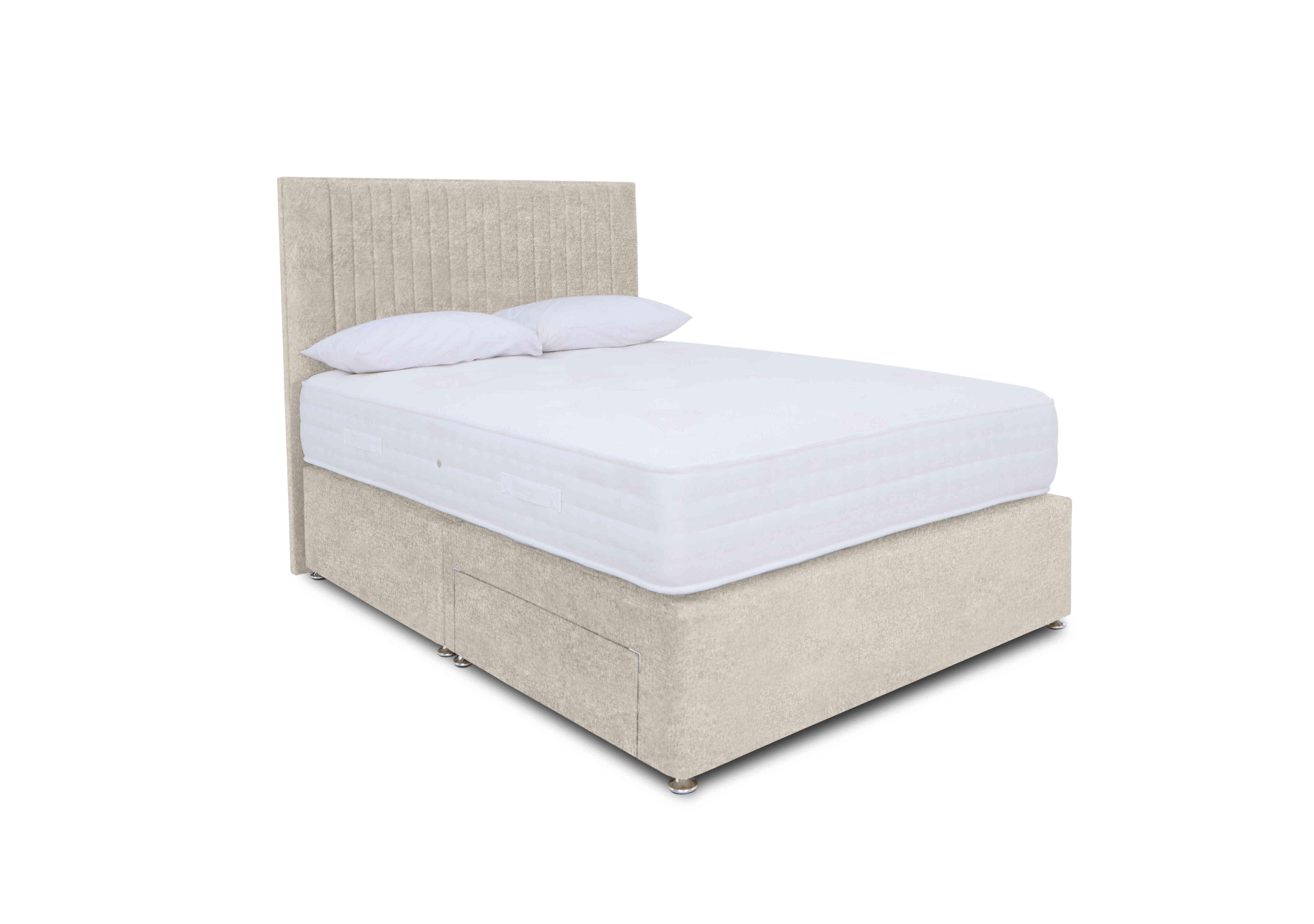 Pocket Luxury Divan Set in Orkney Oat on Furniture Village