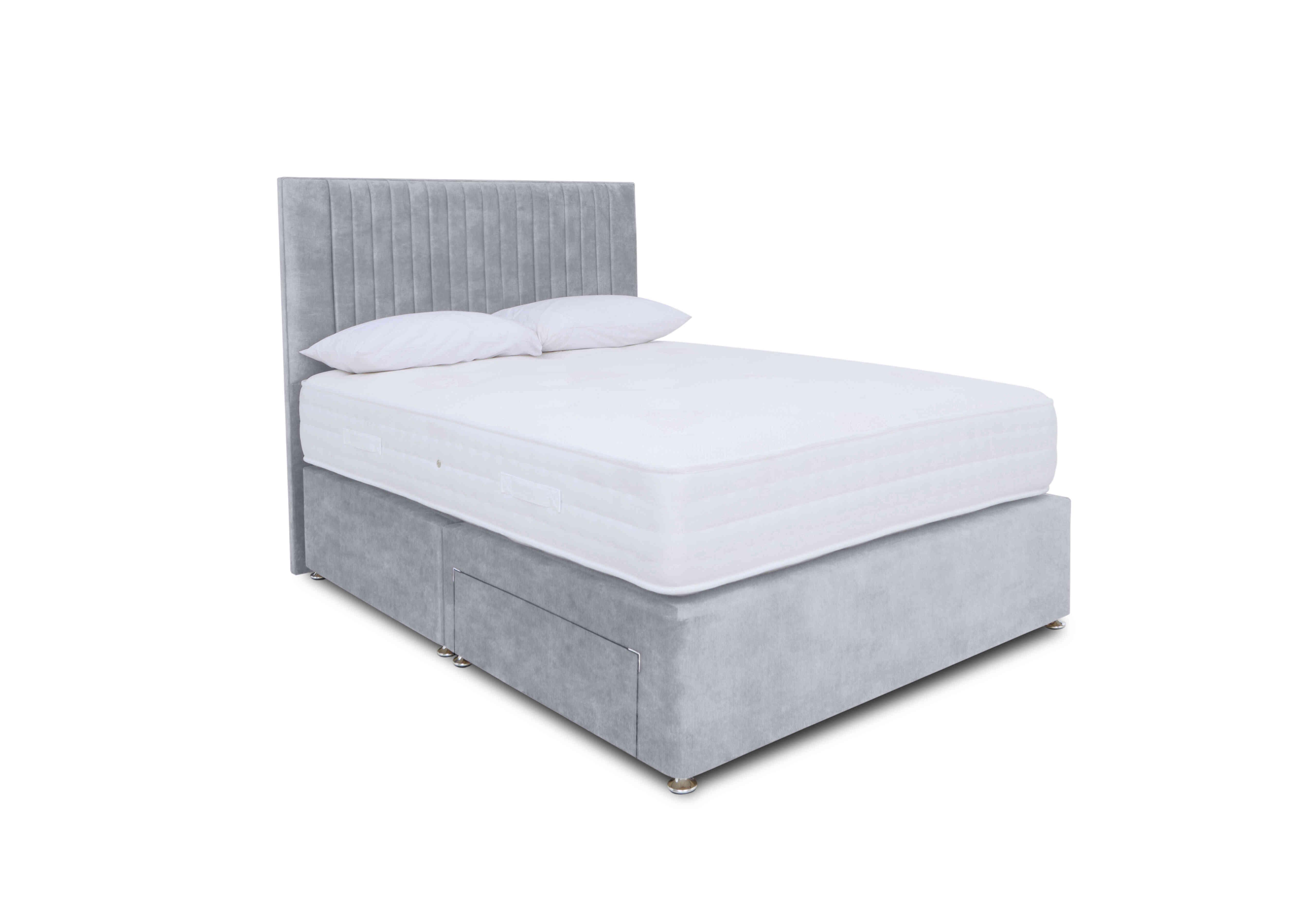 Pocket Luxury Divan Set in Plain Diamond on Furniture Village