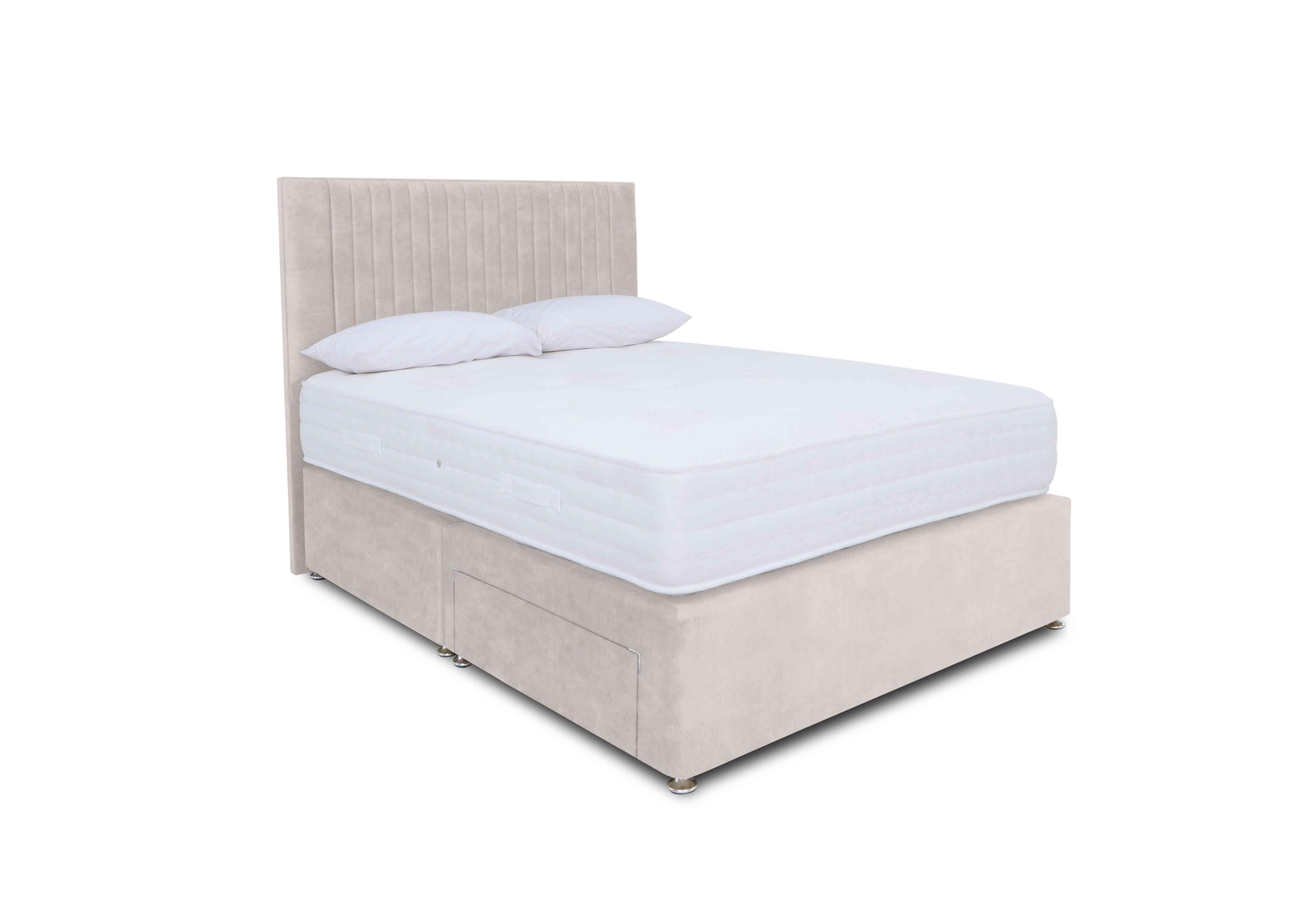 Pocket Luxury Divan Set in Plain Opal on Furniture Village