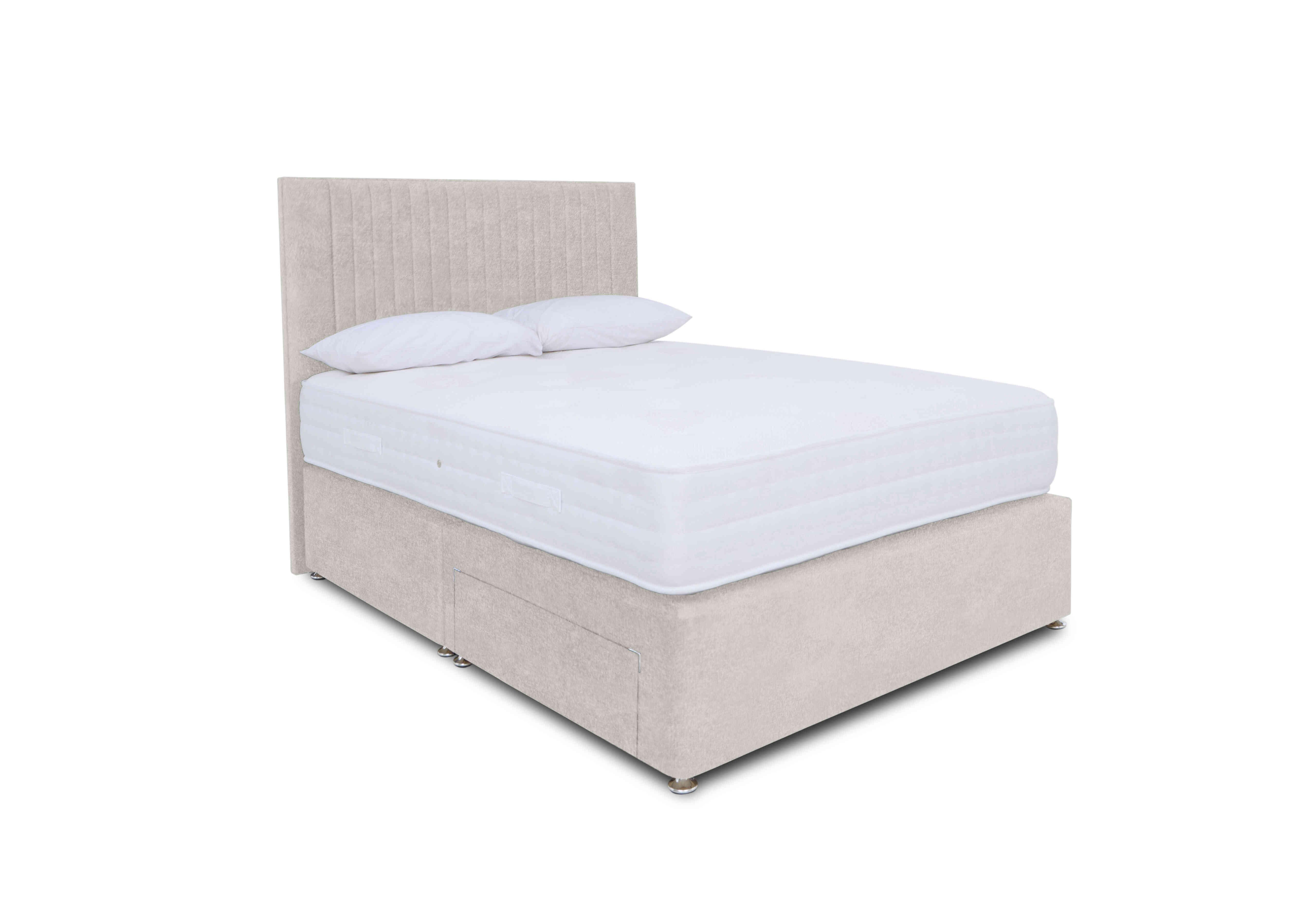 Pocket Luxury Divan Set in Venice Silver on Furniture Village