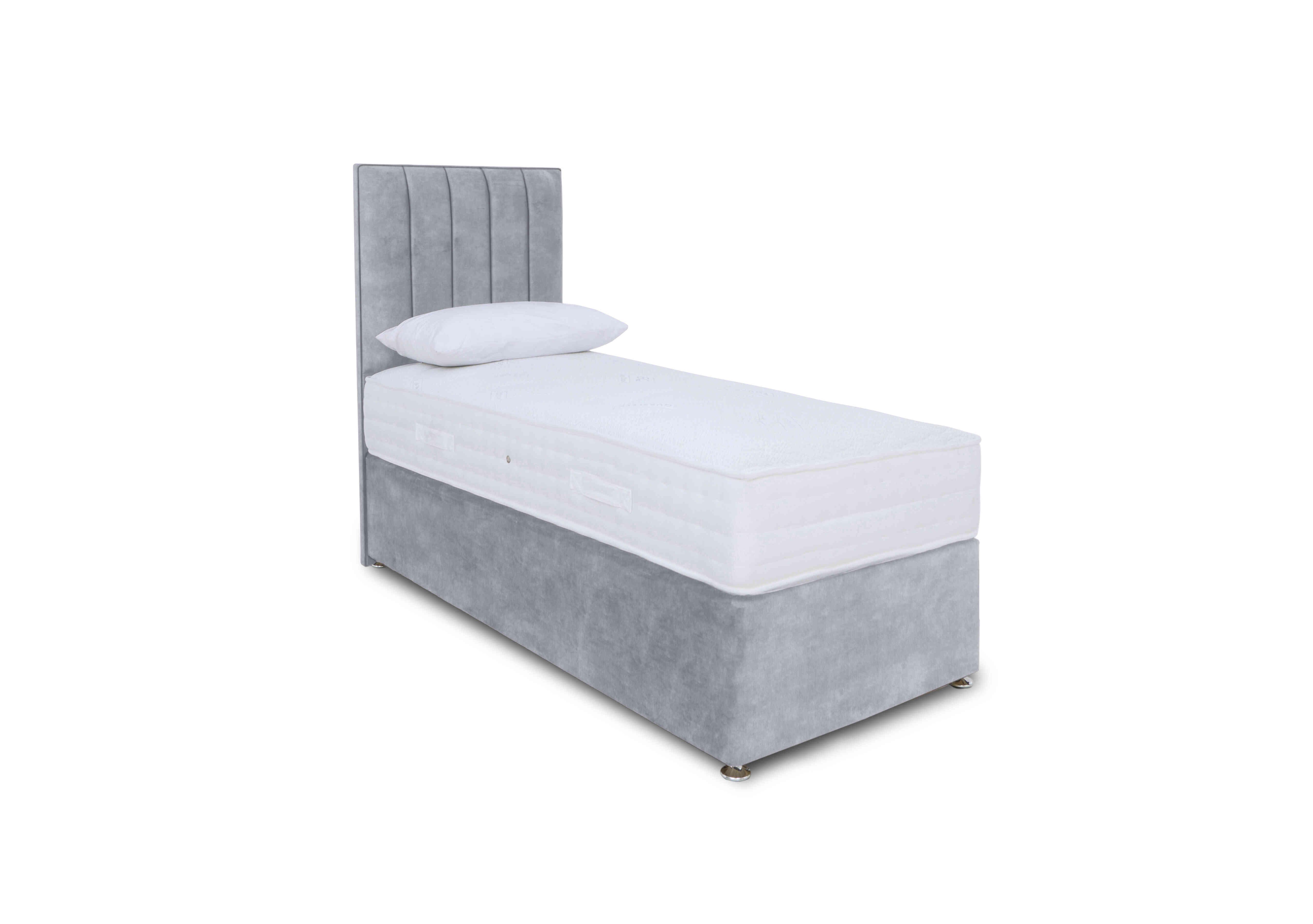 Memory Pocket Divan Set in Plain Diamond on Furniture Village