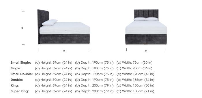 Memory Pocket Electric End Ottoman Divan Set in  on Furniture Village