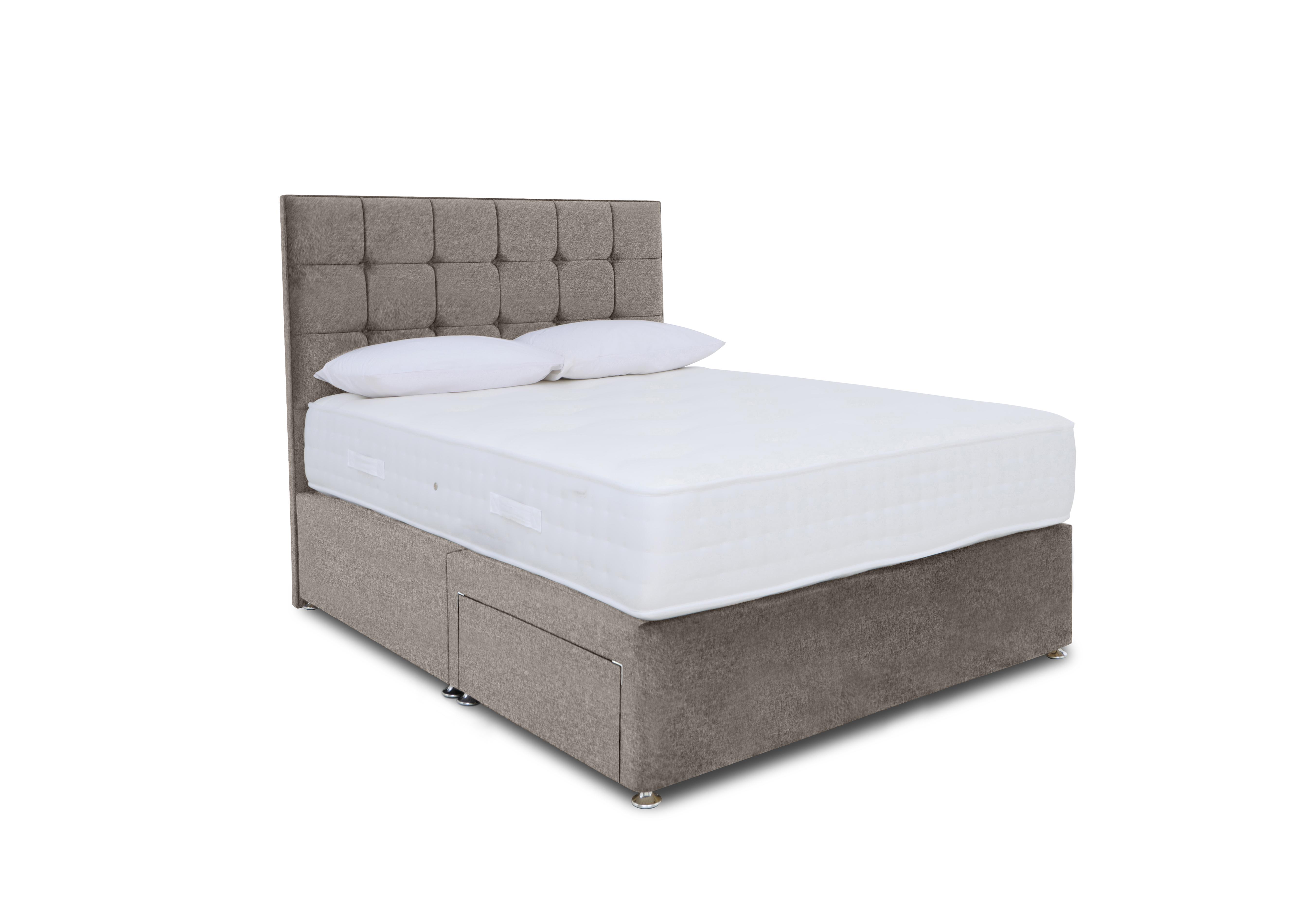 Ortho 2000 Divan Set in Orkney Taupe on Furniture Village