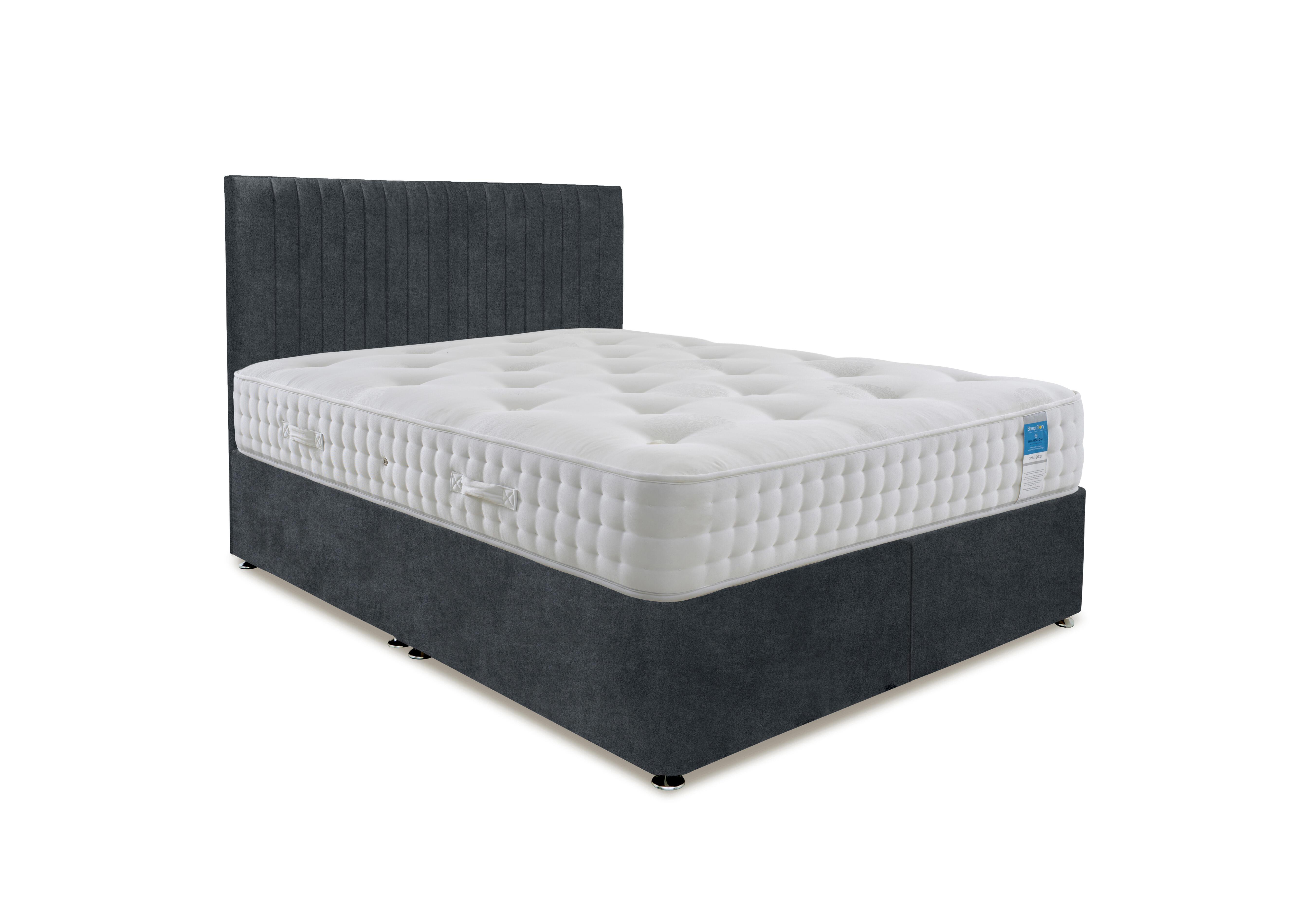 Ortho 2000 Divan Set in Plain Onyx on Furniture Village
