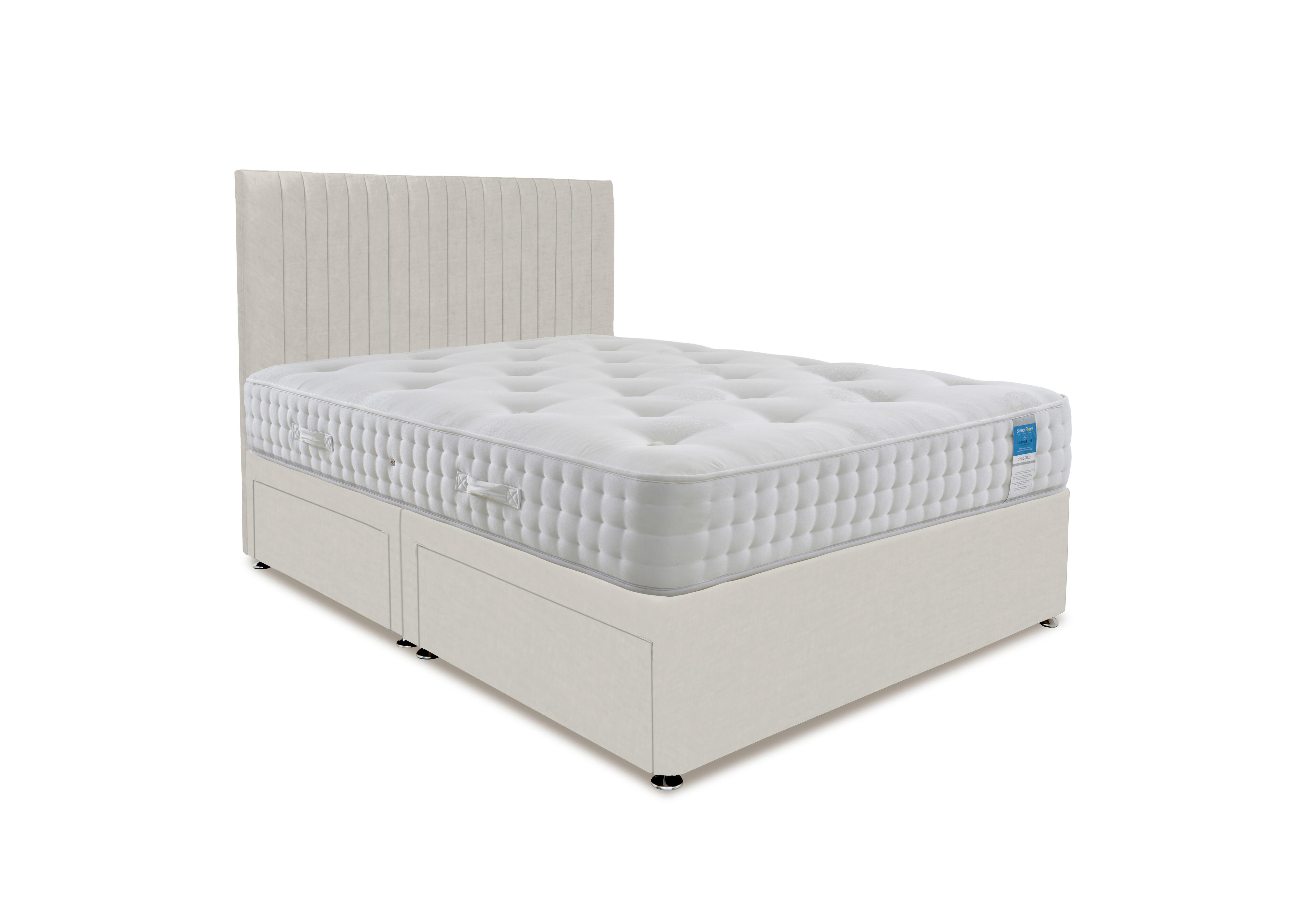 Ortho 2000 Divan Set in Plush Ecru on Furniture Village