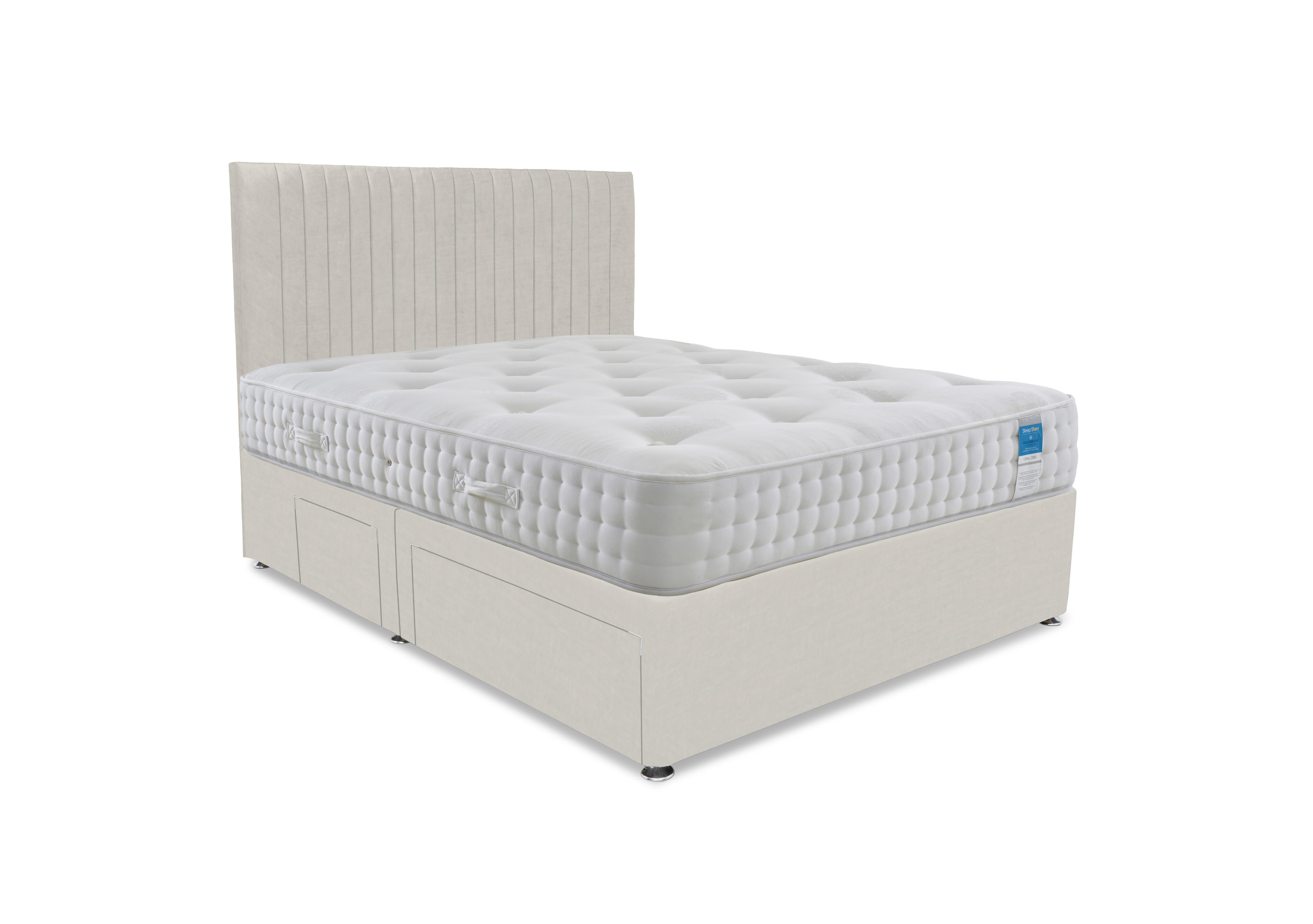 Ortho 2000 Divan Set in Plush Ecru on Furniture Village