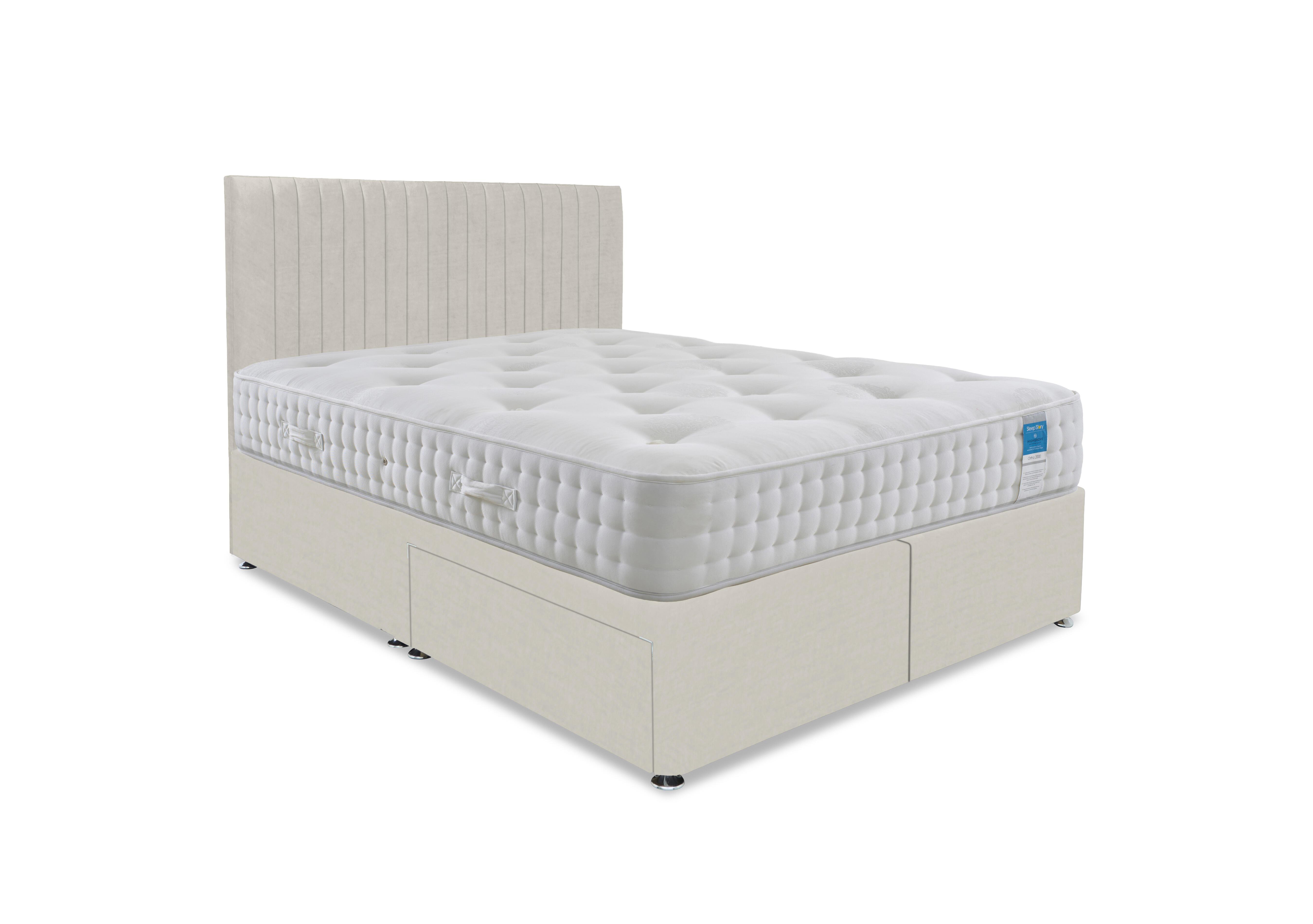 Ortho 2000 Divan Set in Plush Ecru on Furniture Village