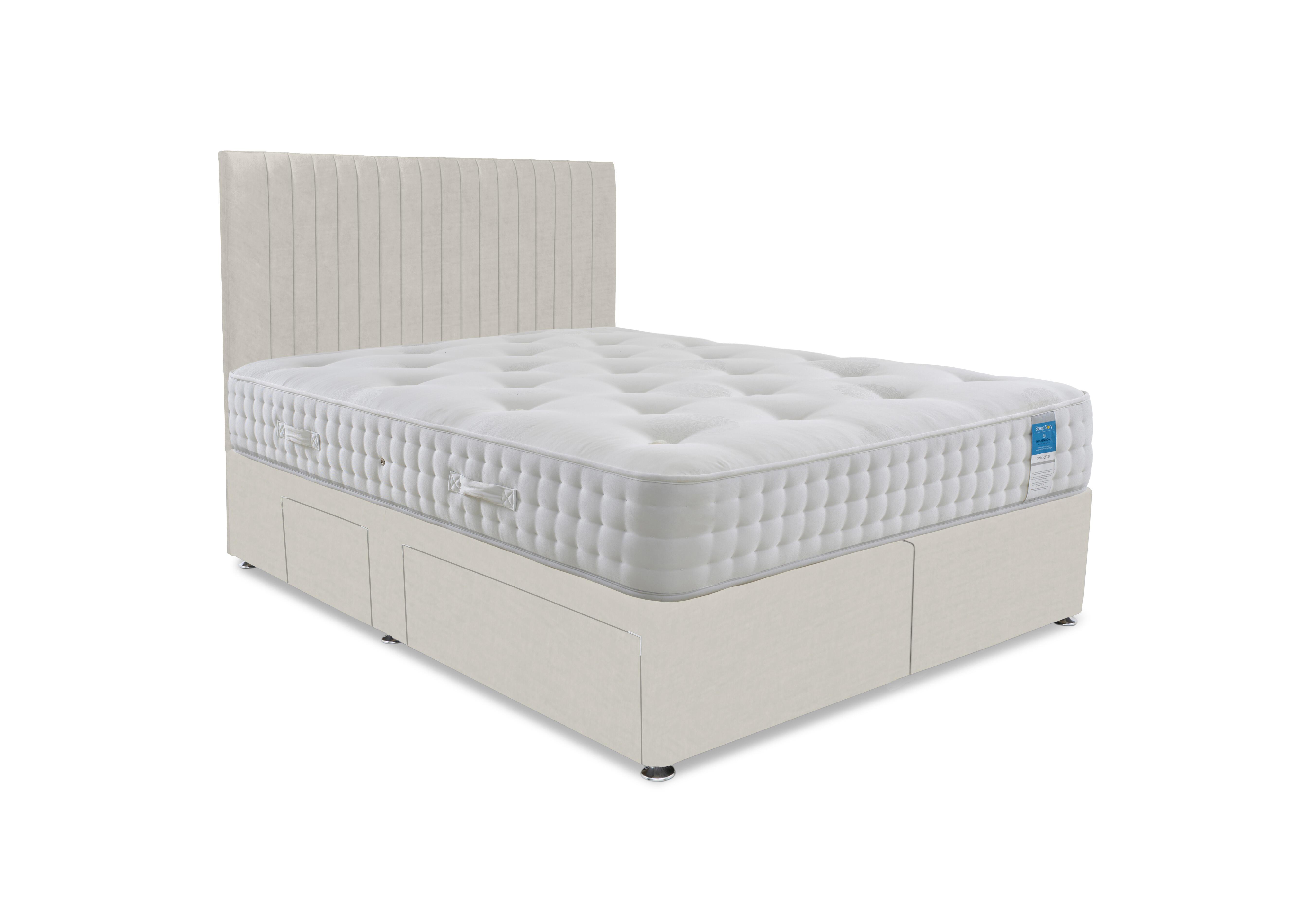 Ortho 2000 Divan Set in Plush Ecru on Furniture Village