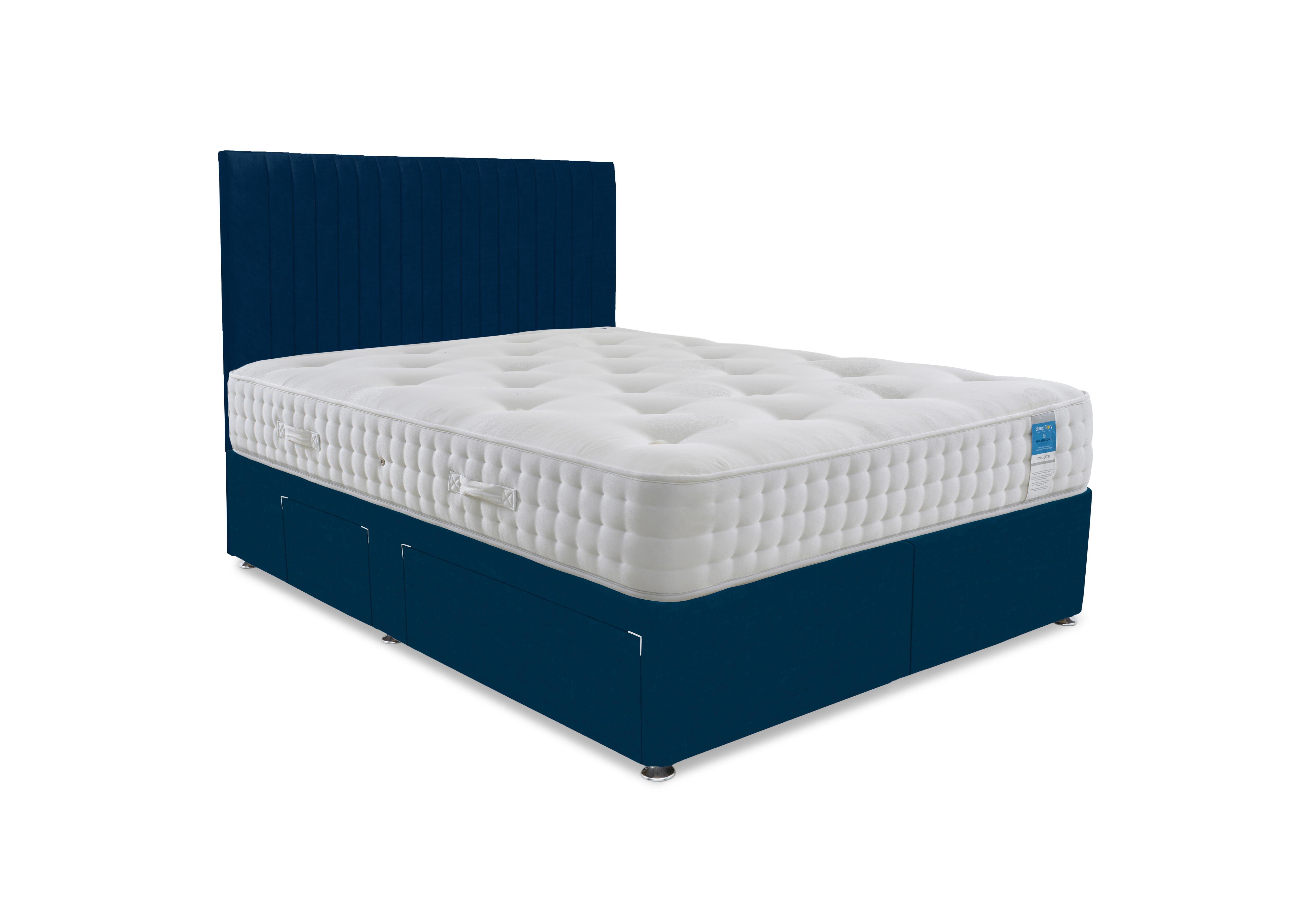 Ortho 2000 Divan Set in Plush Pacific on Furniture Village
