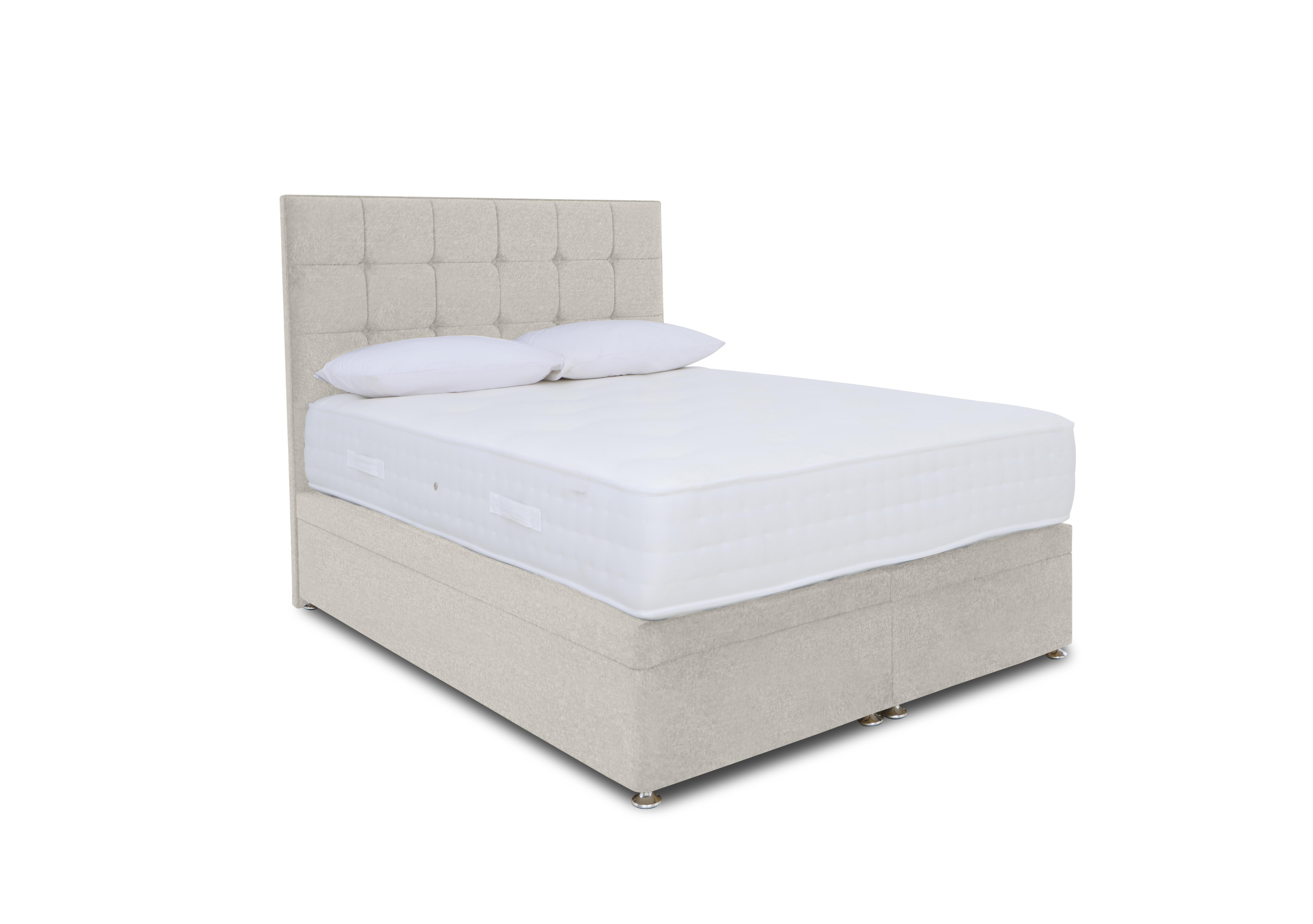 Ortho 2000 Electric End Ottoman Divan Set in Venice Mink on Furniture Village