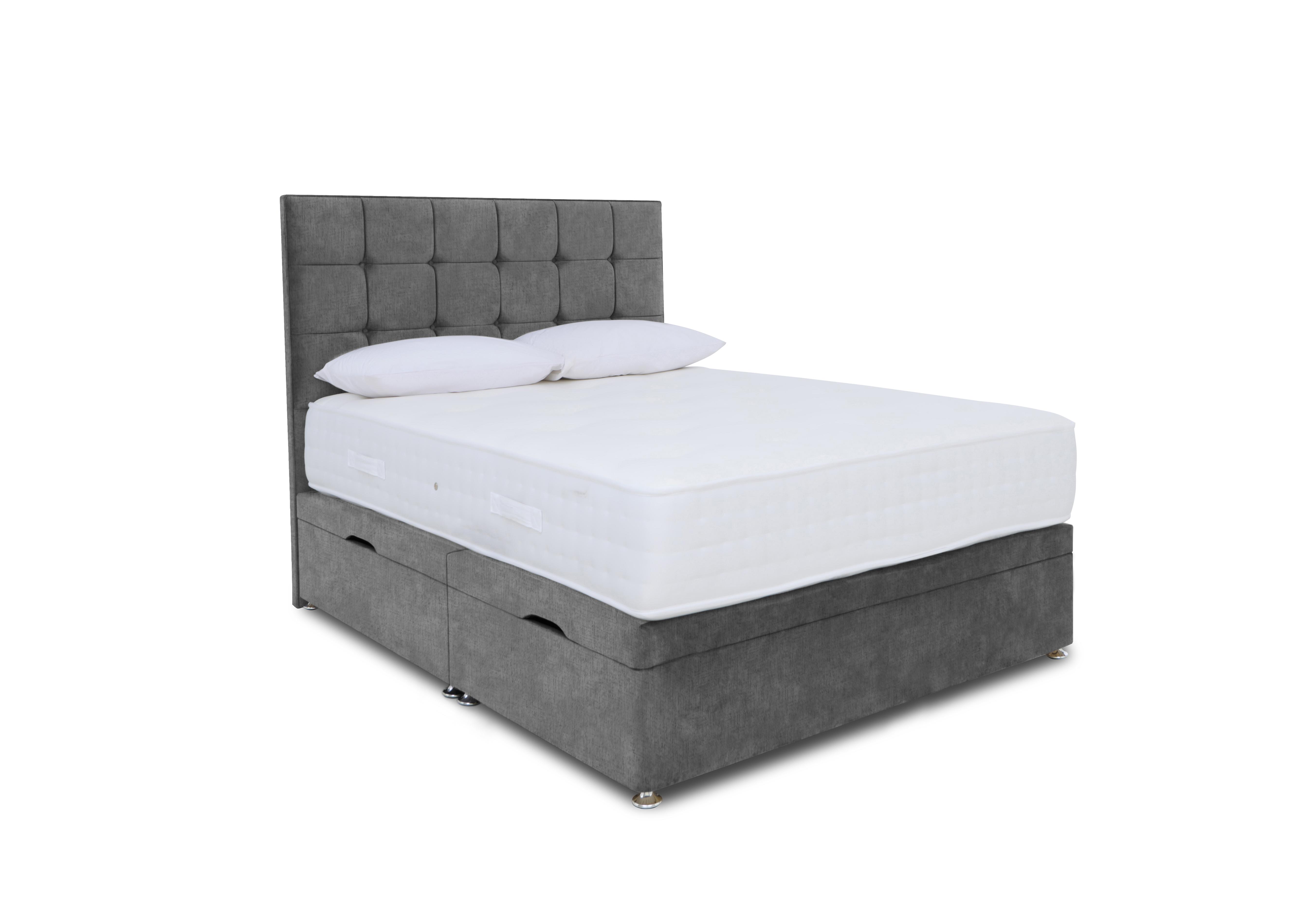 Ortho 2000 Manual Side Ottoman Divan Set in Lace Domino on Furniture Village