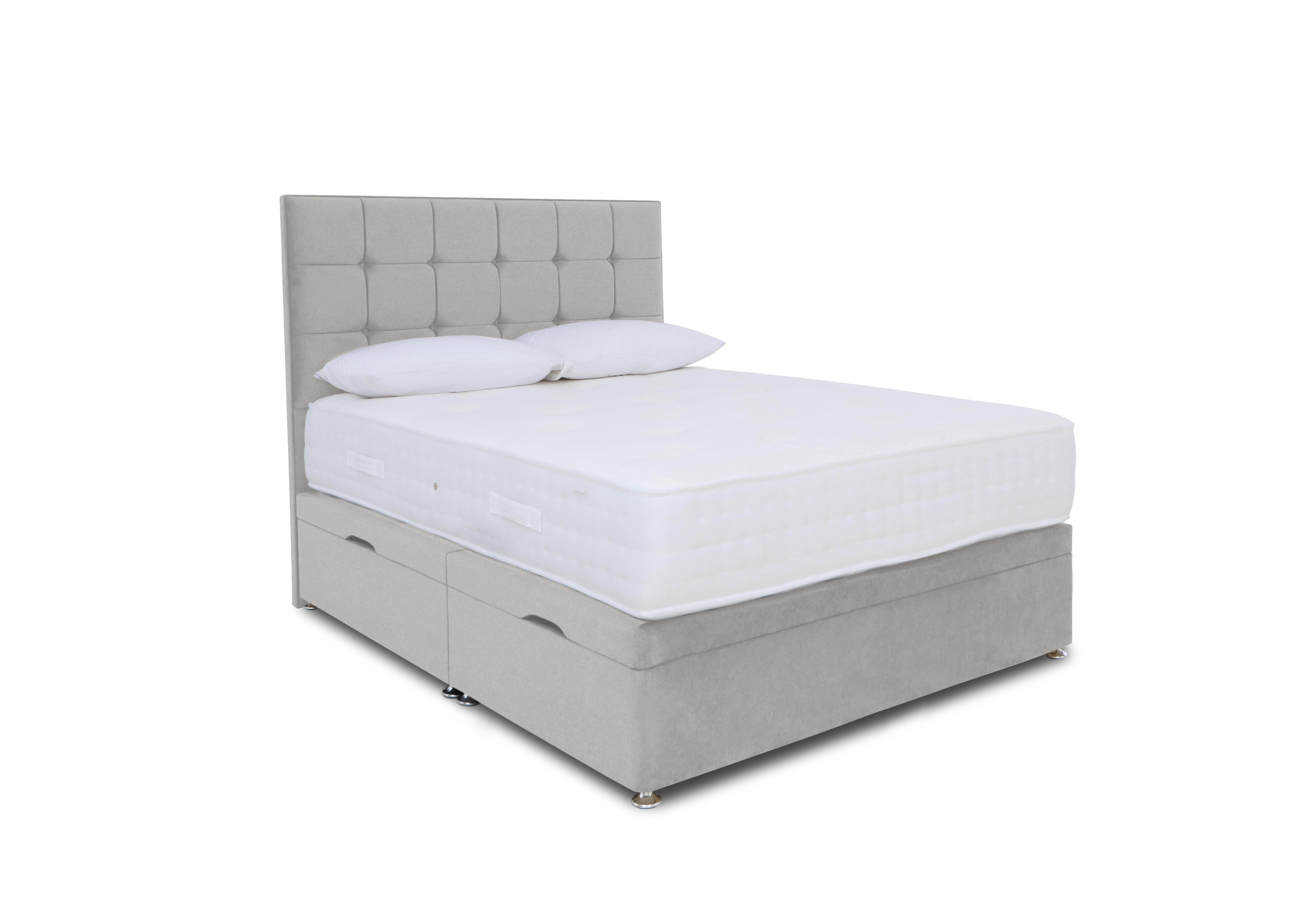 Ortho 2000 Manual Side Ottoman Divan Set in Milan Stone on Furniture Village