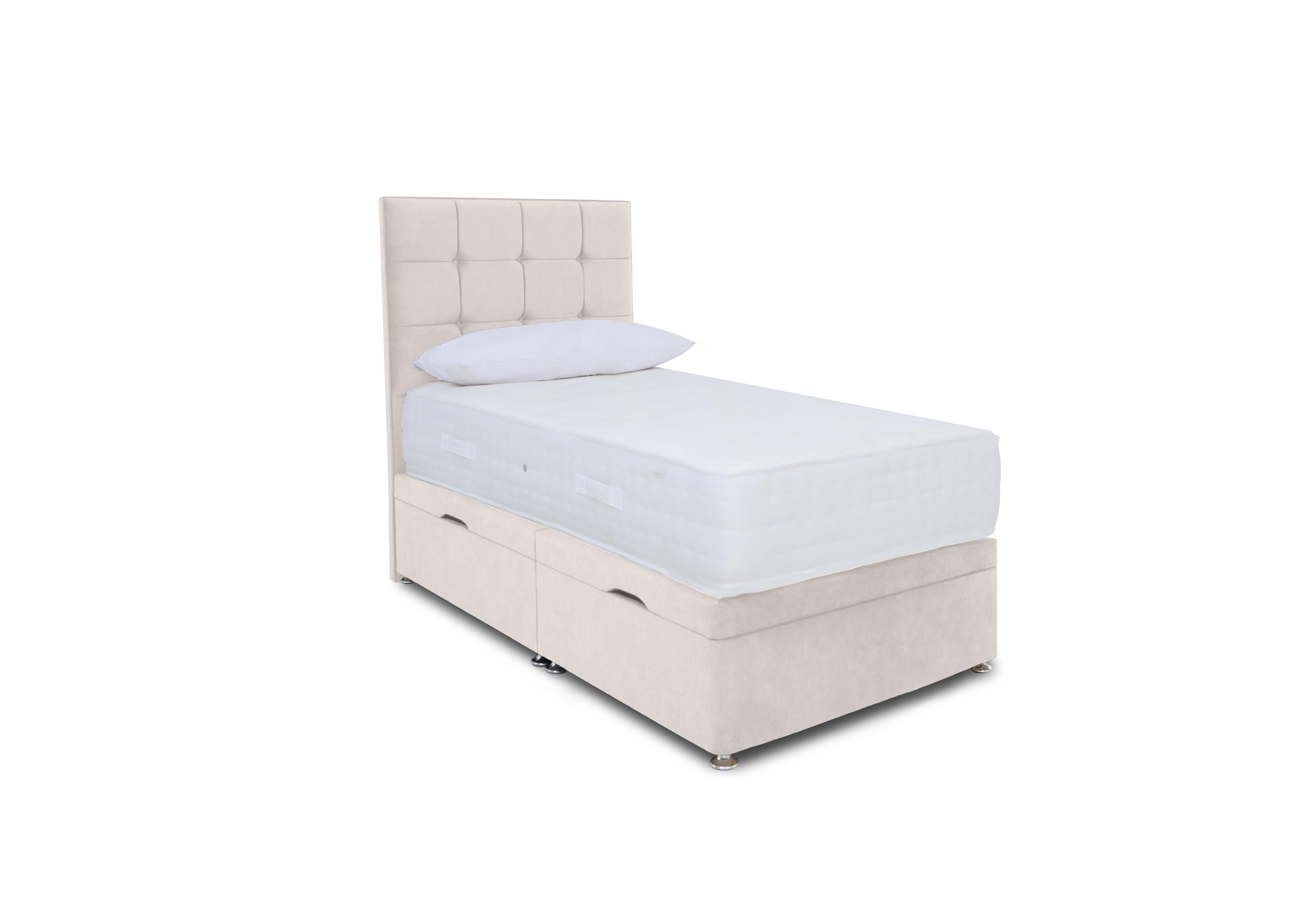 Ortho 2000 Manual Side Ottoman Divan Set in Plain Opal on Furniture Village