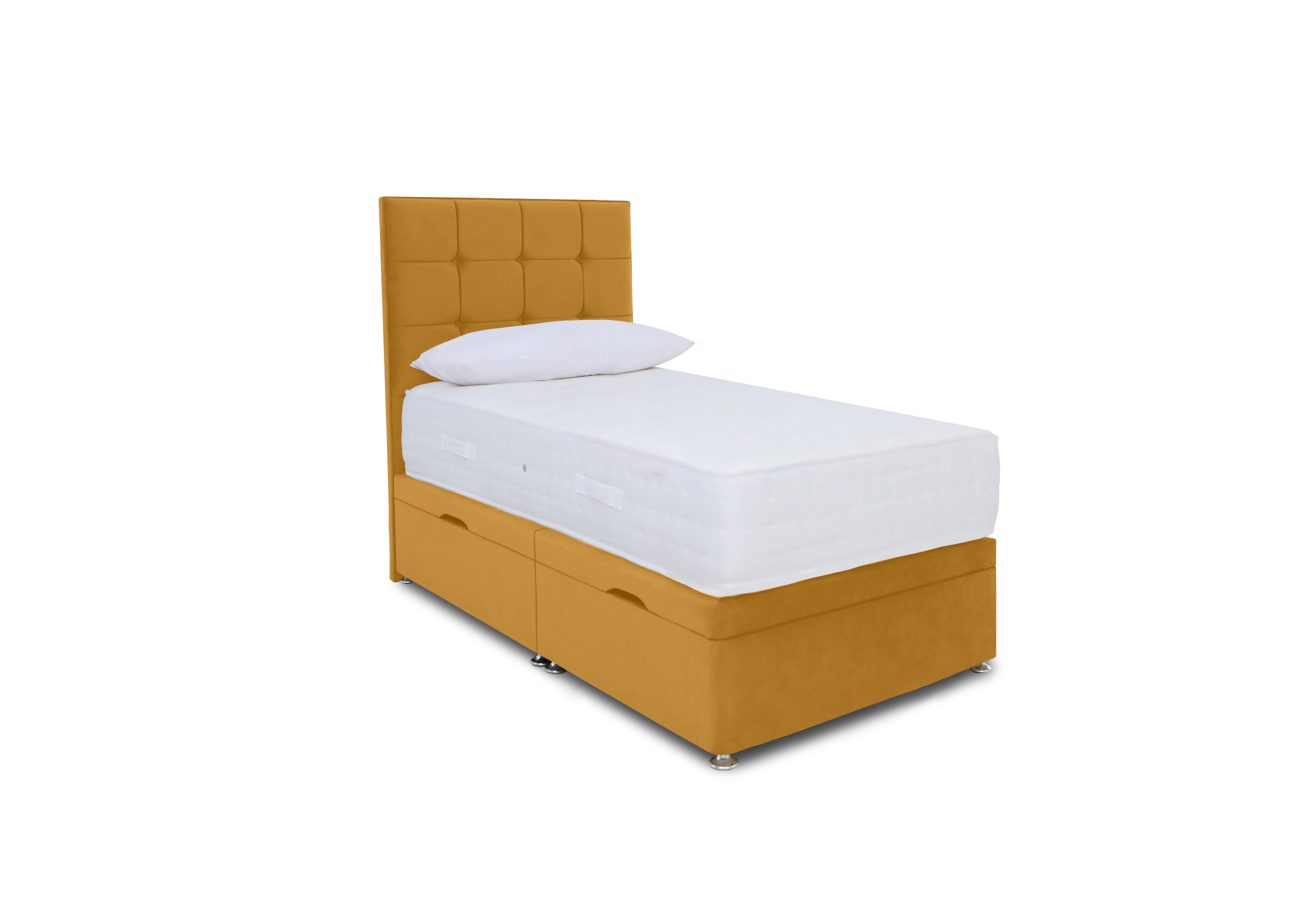 Ortho 2000 Manual Side Ottoman Divan Set in Plush Corn on Furniture Village
