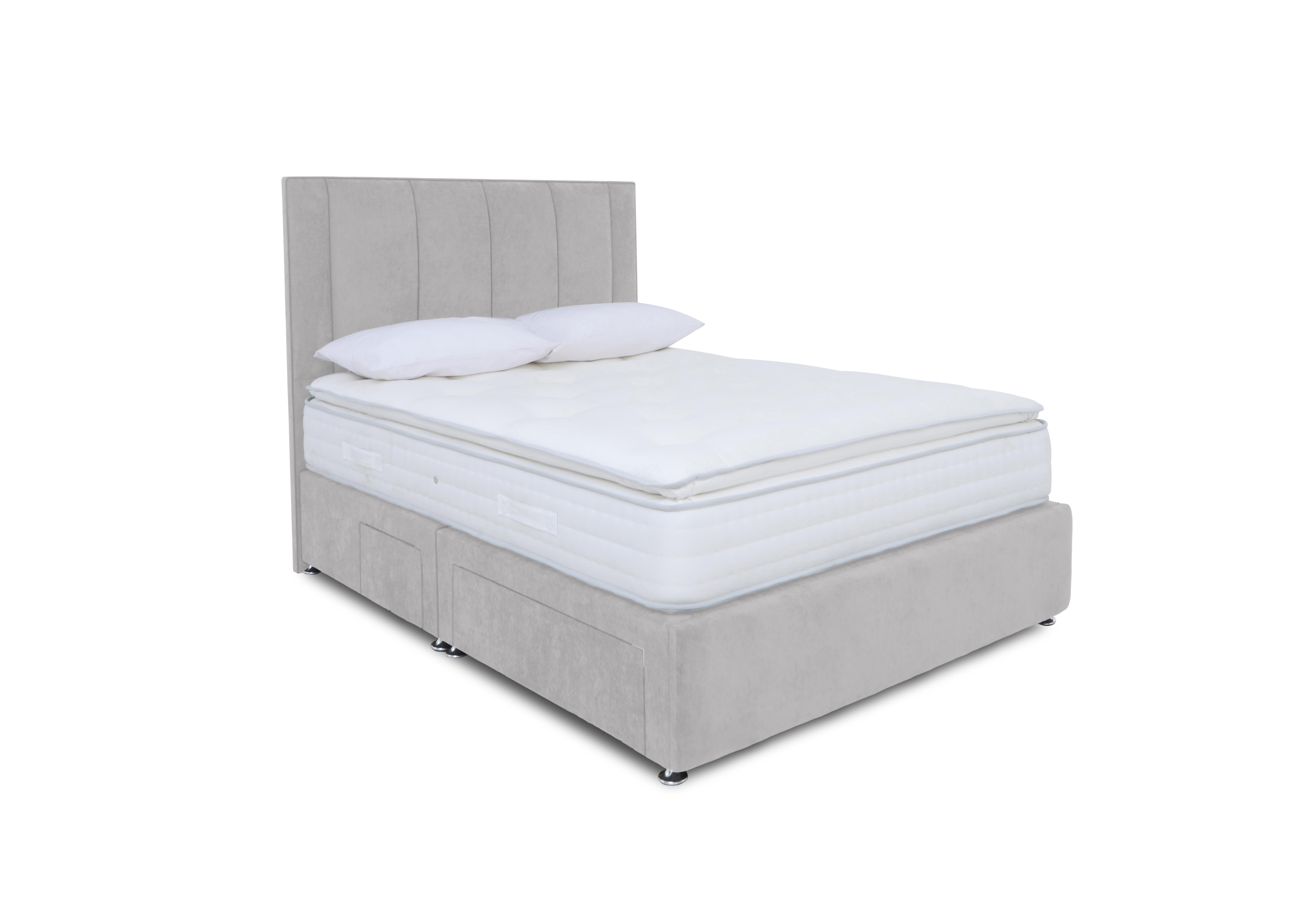 Pocket Pillowtop Divan Set in Lace Dolphin on Furniture Village