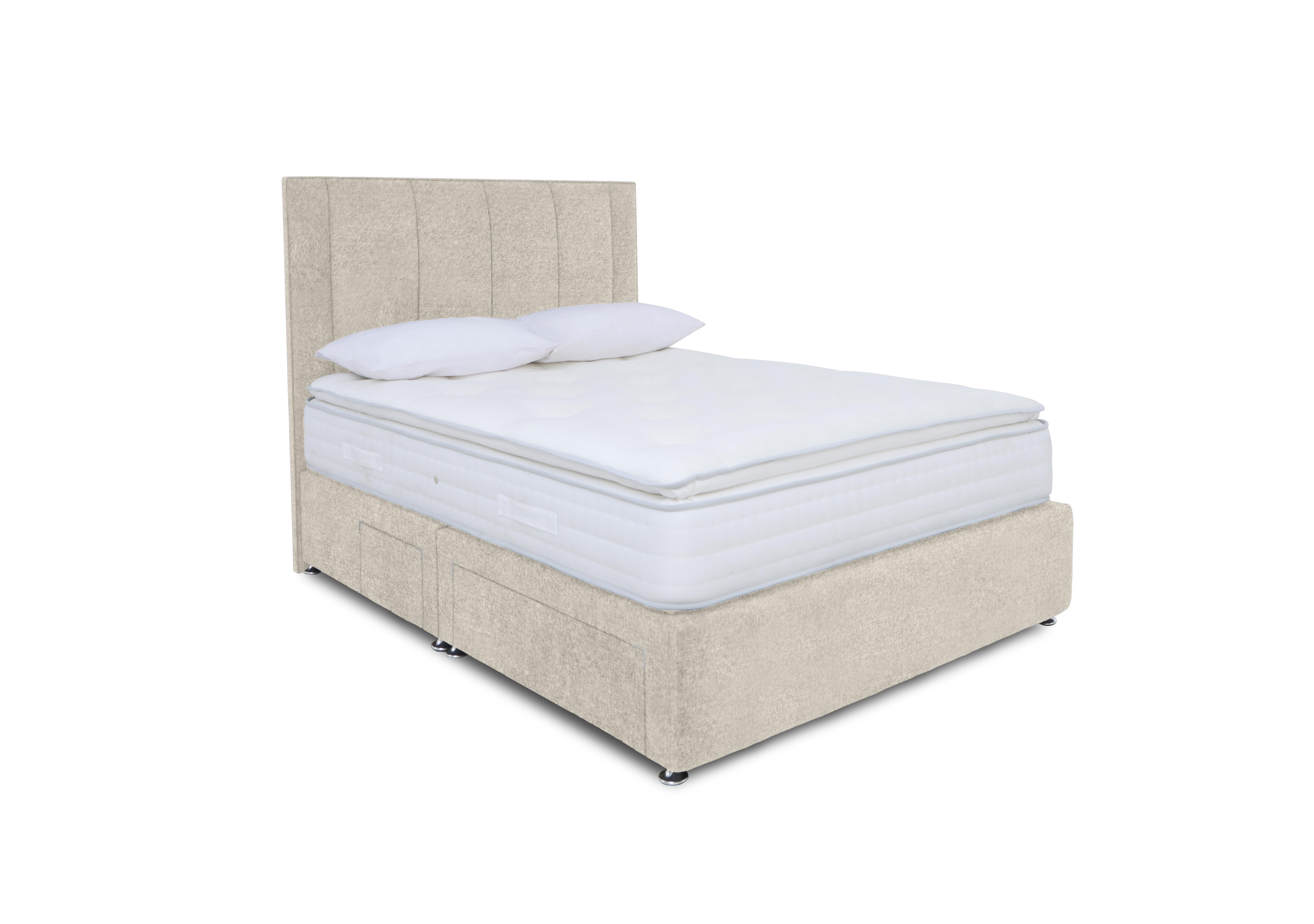 Pocket Pillowtop Divan Set in Orkney Oat on Furniture Village