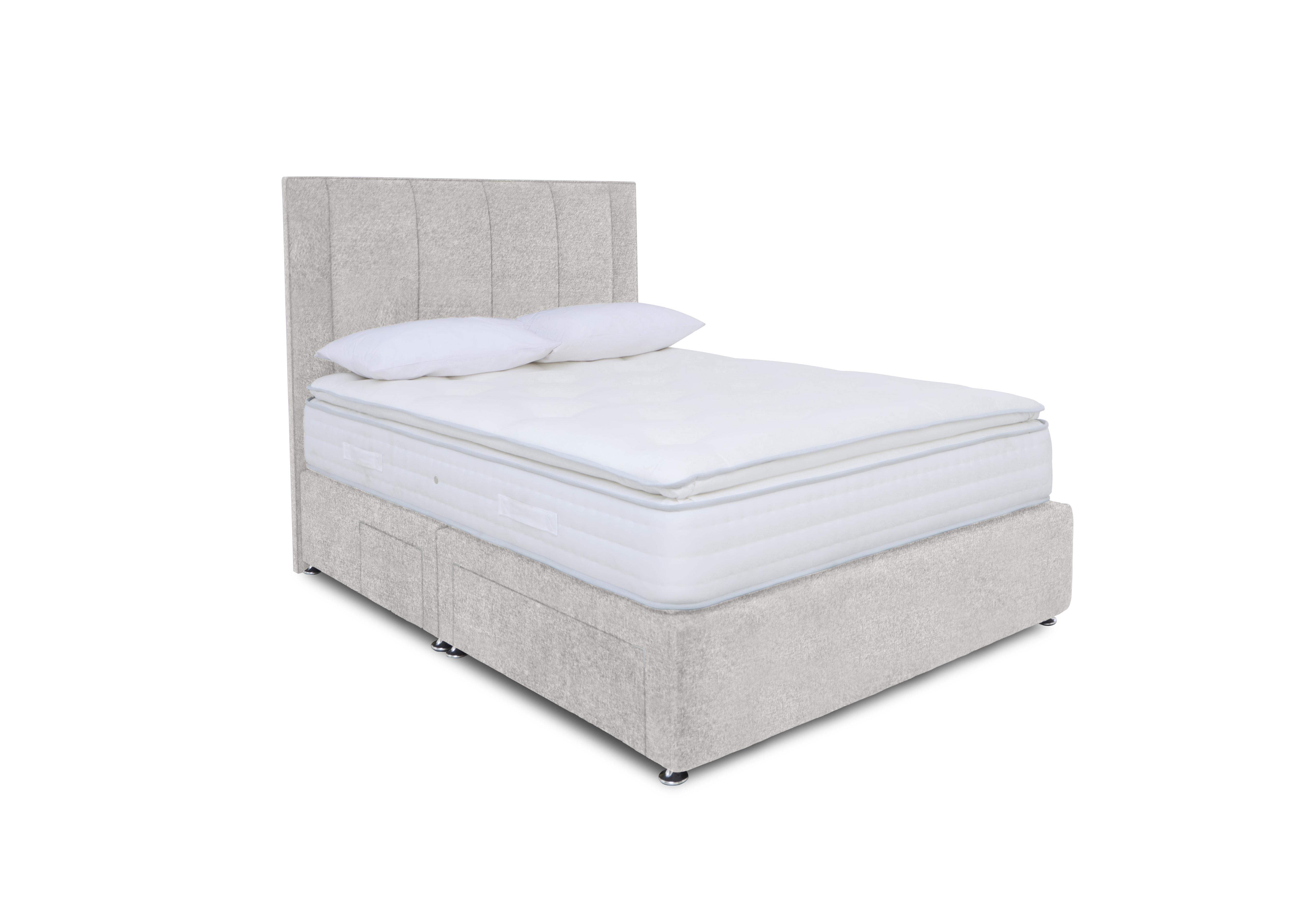 Pocket Pillowtop Divan Set in Orkney Pebble on Furniture Village