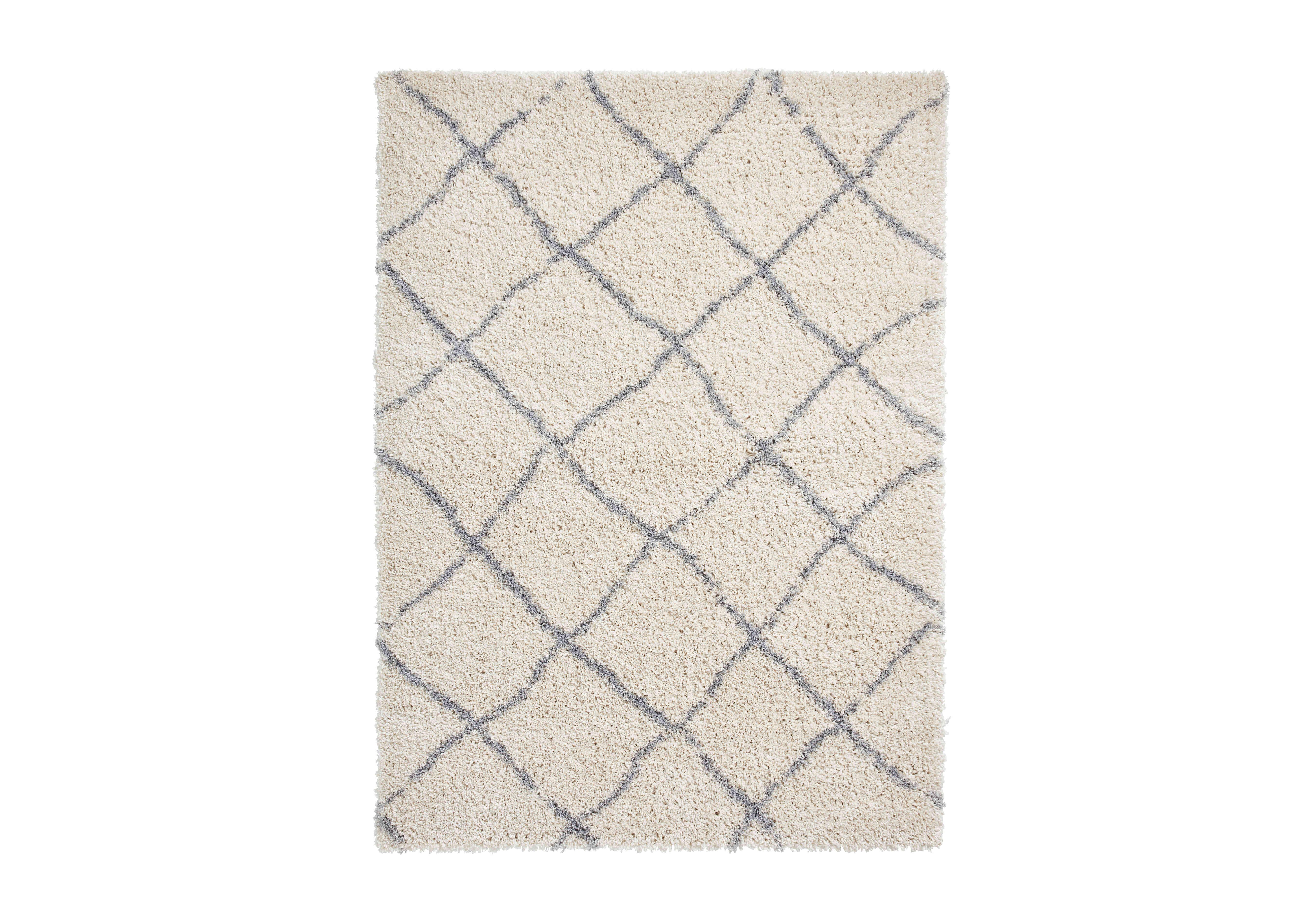 Asta Rug in Cream Grey on Furniture Village