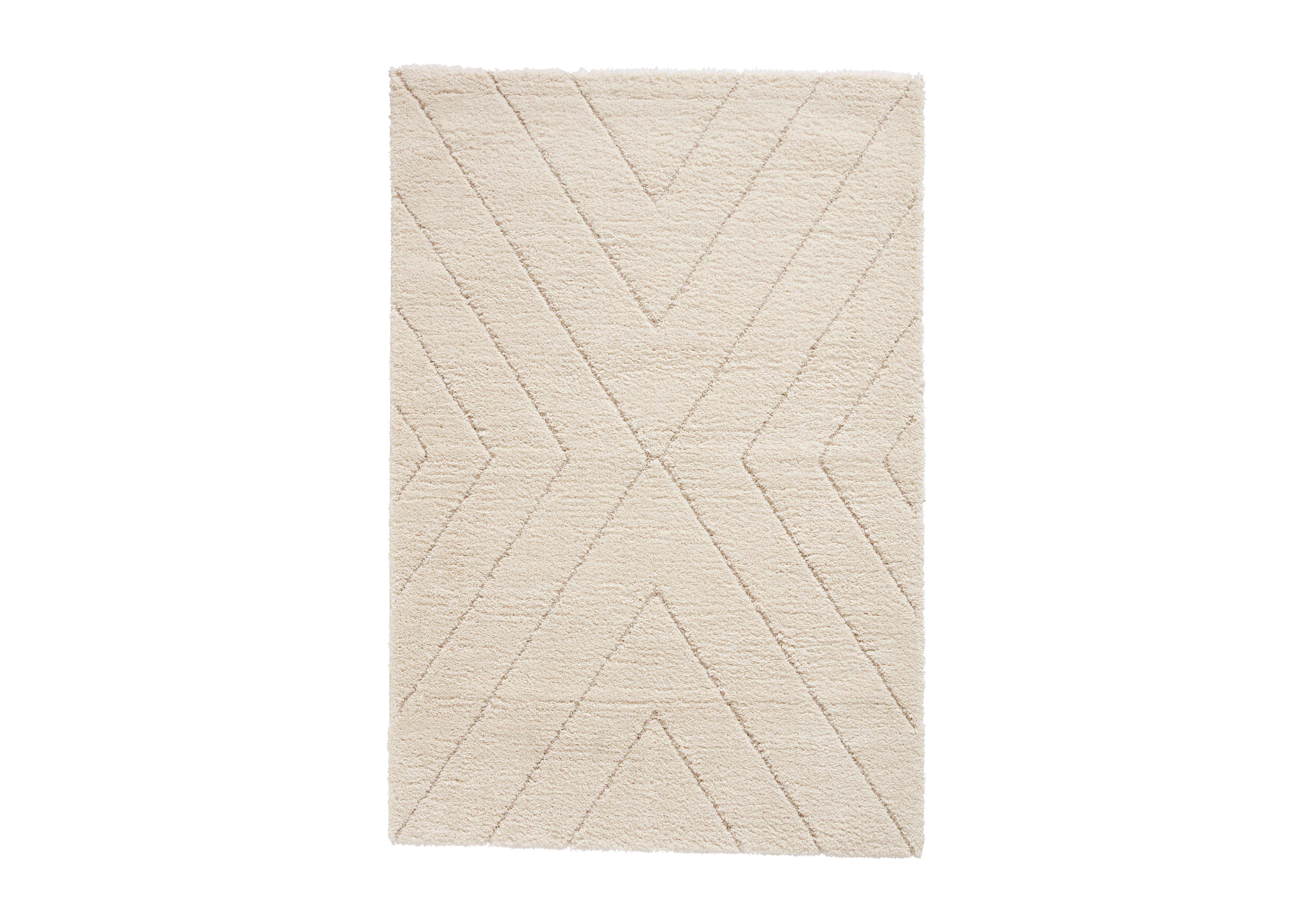Denby Rug in Cream on Furniture Village