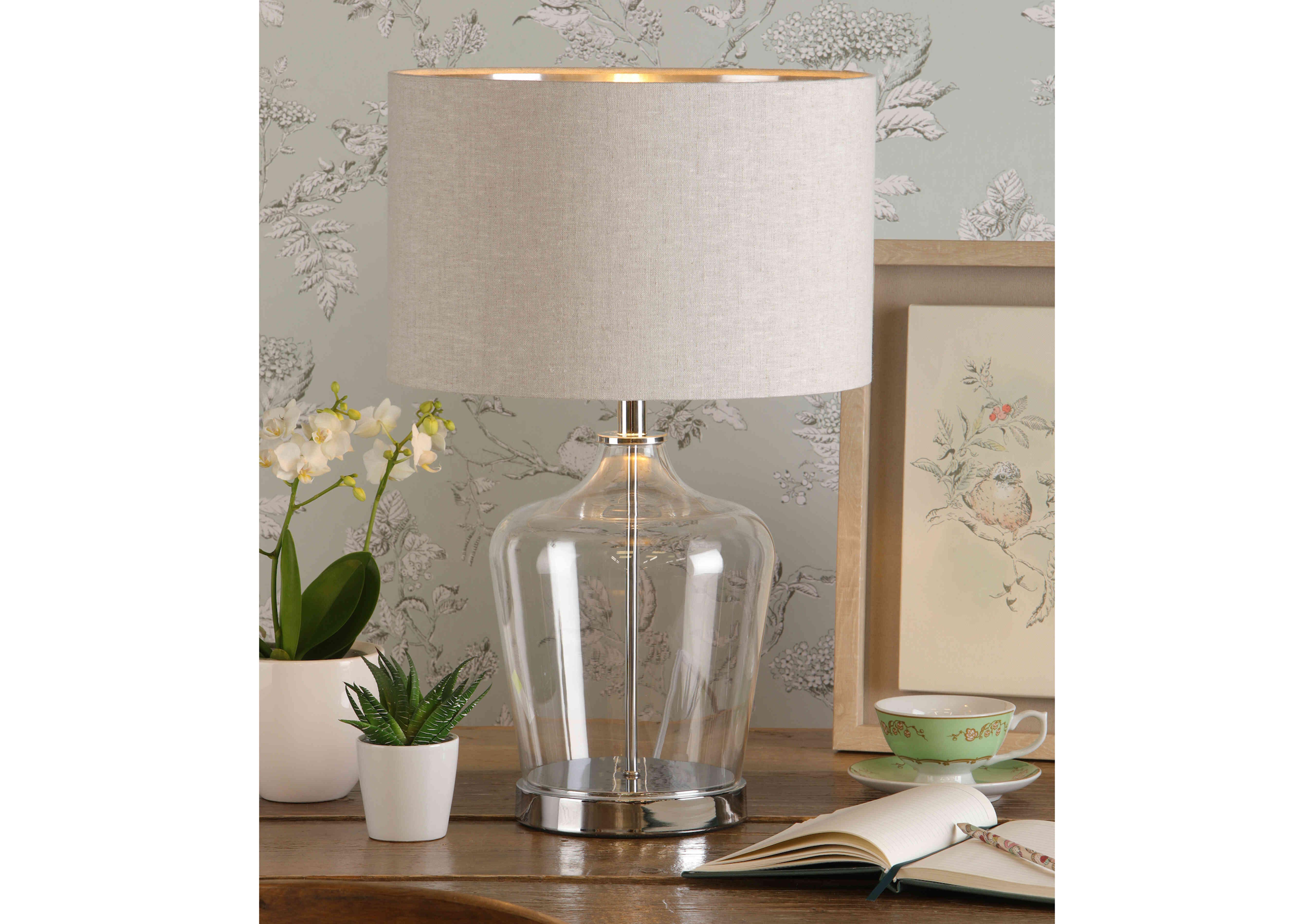 Ockley Touch Table Lamp in  on Furniture Village