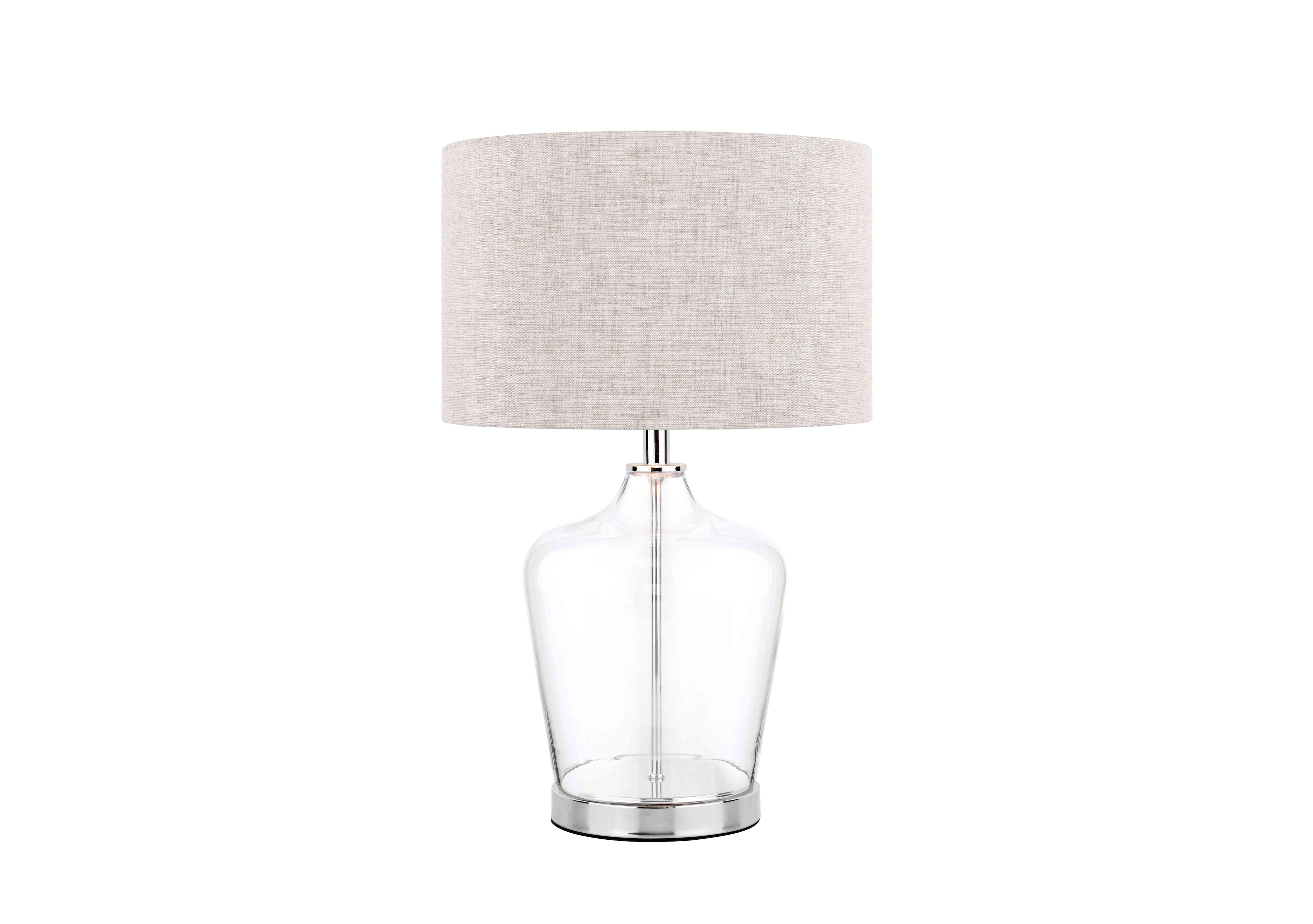 Ockley Touch Table Lamp in Chrome on Furniture Village