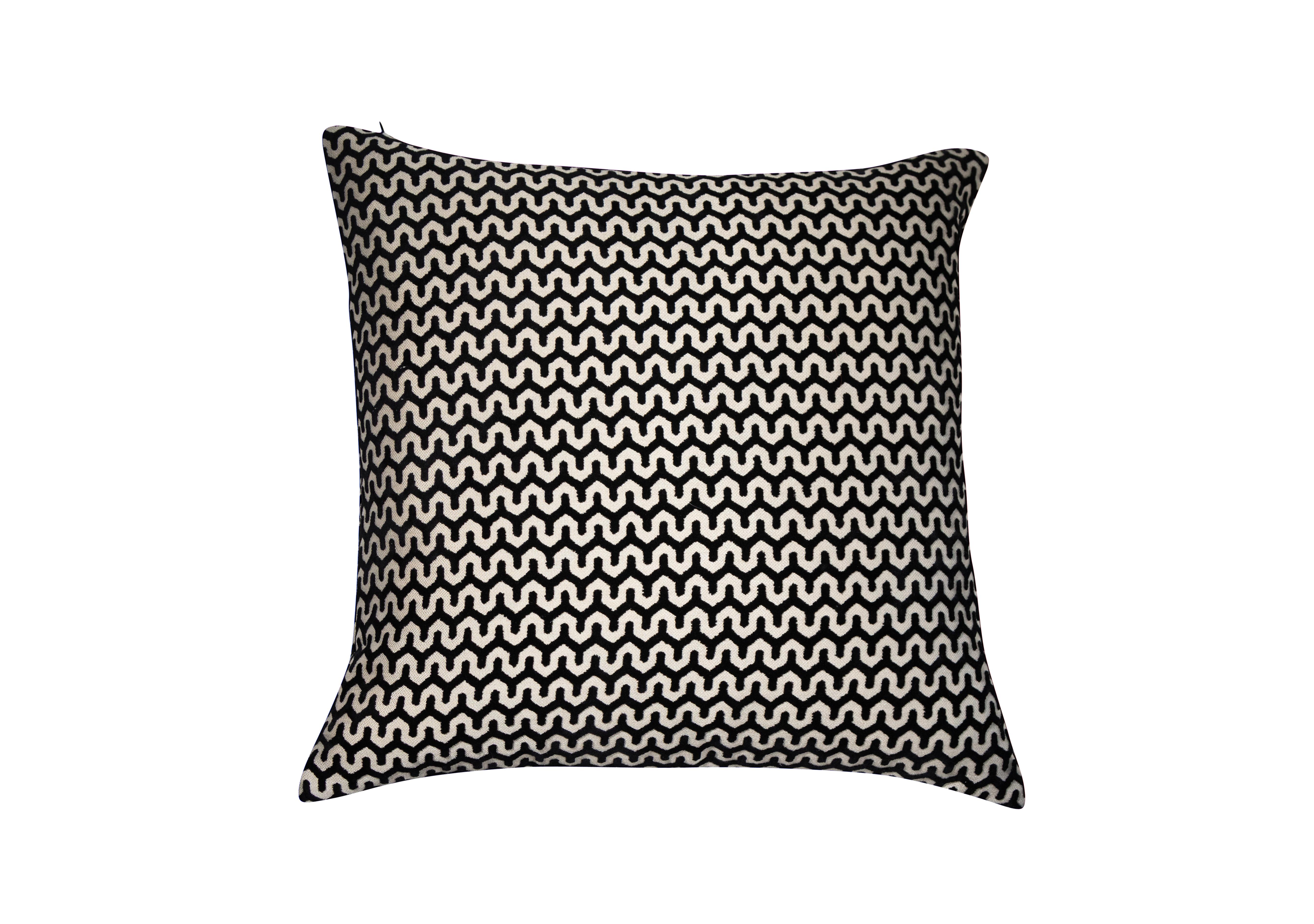 Oslo Large Cushion in Black on Furniture Village