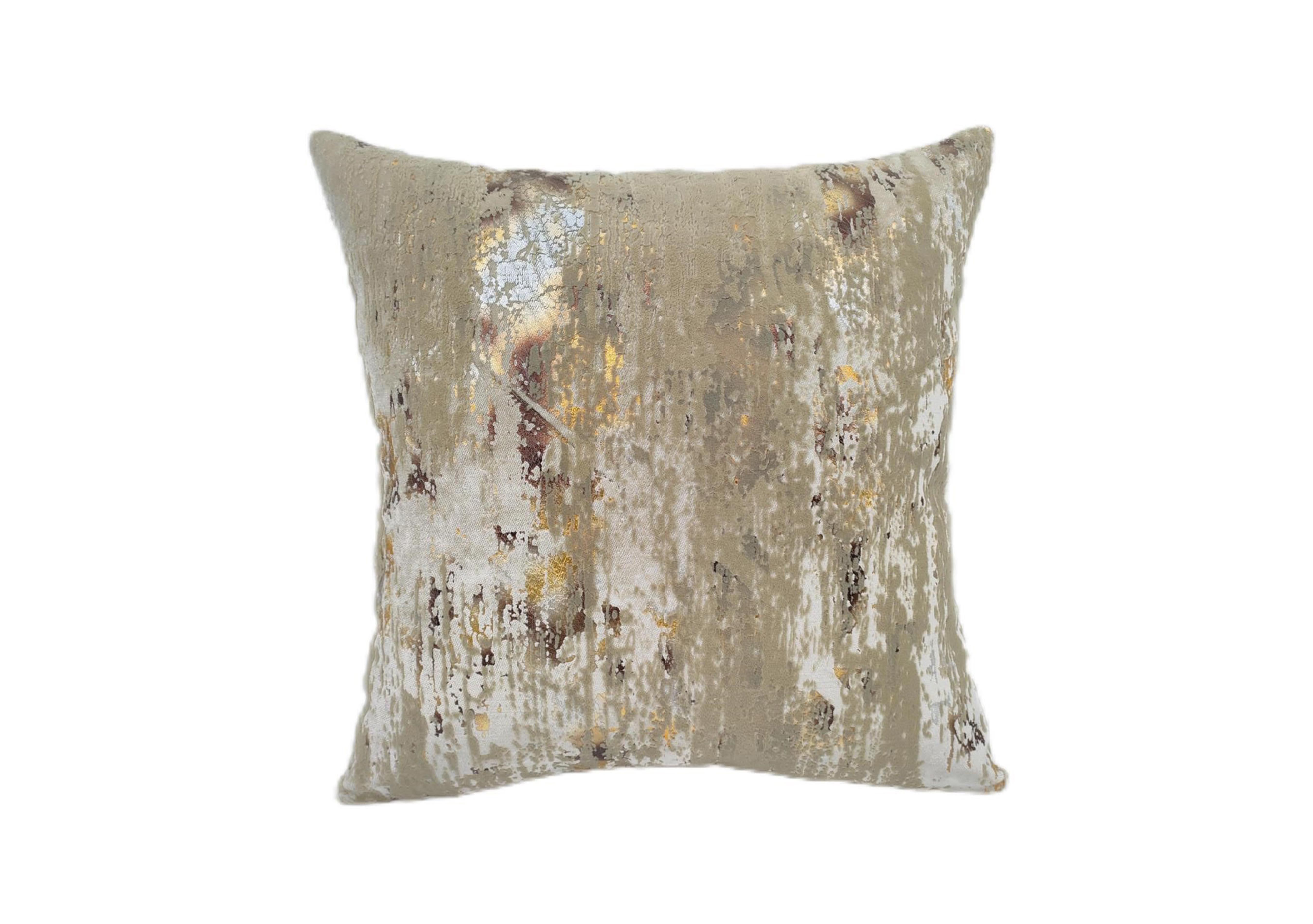 Torcello Cushion in Gold on Furniture Village