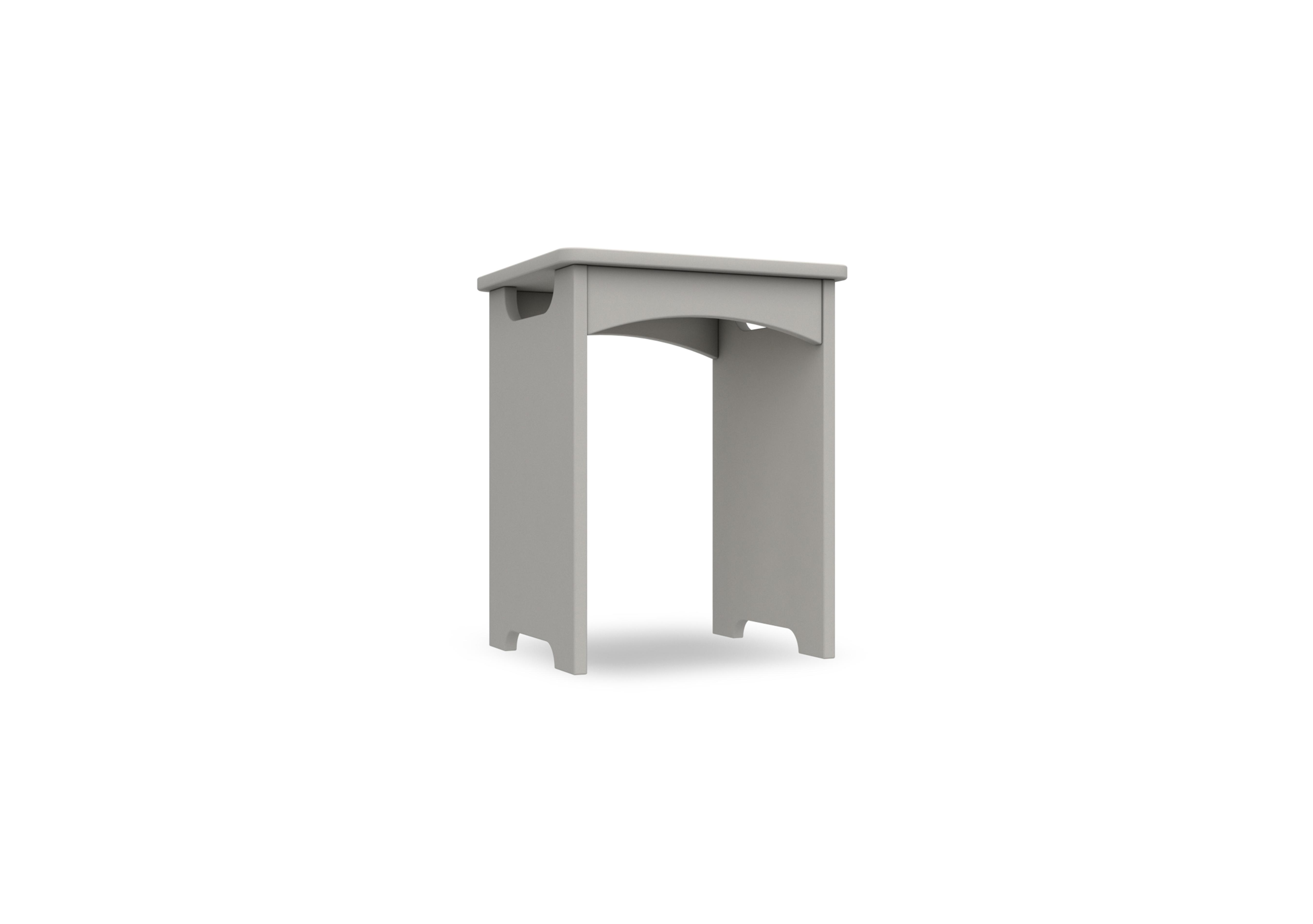 Castle Dressing Table Stool in Grey Gloss on Furniture Village